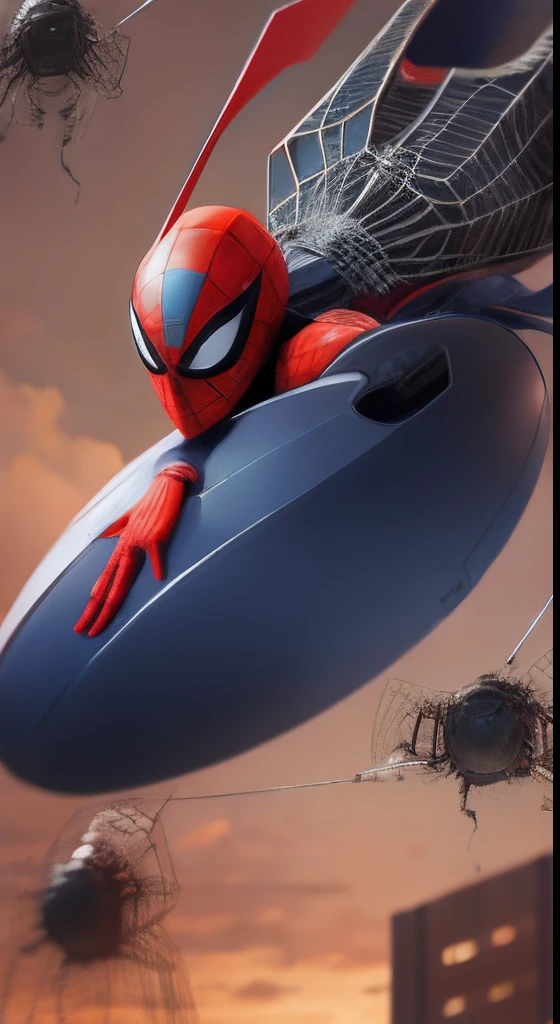 Airplanes designed to resemble Spider-Man, Airport background