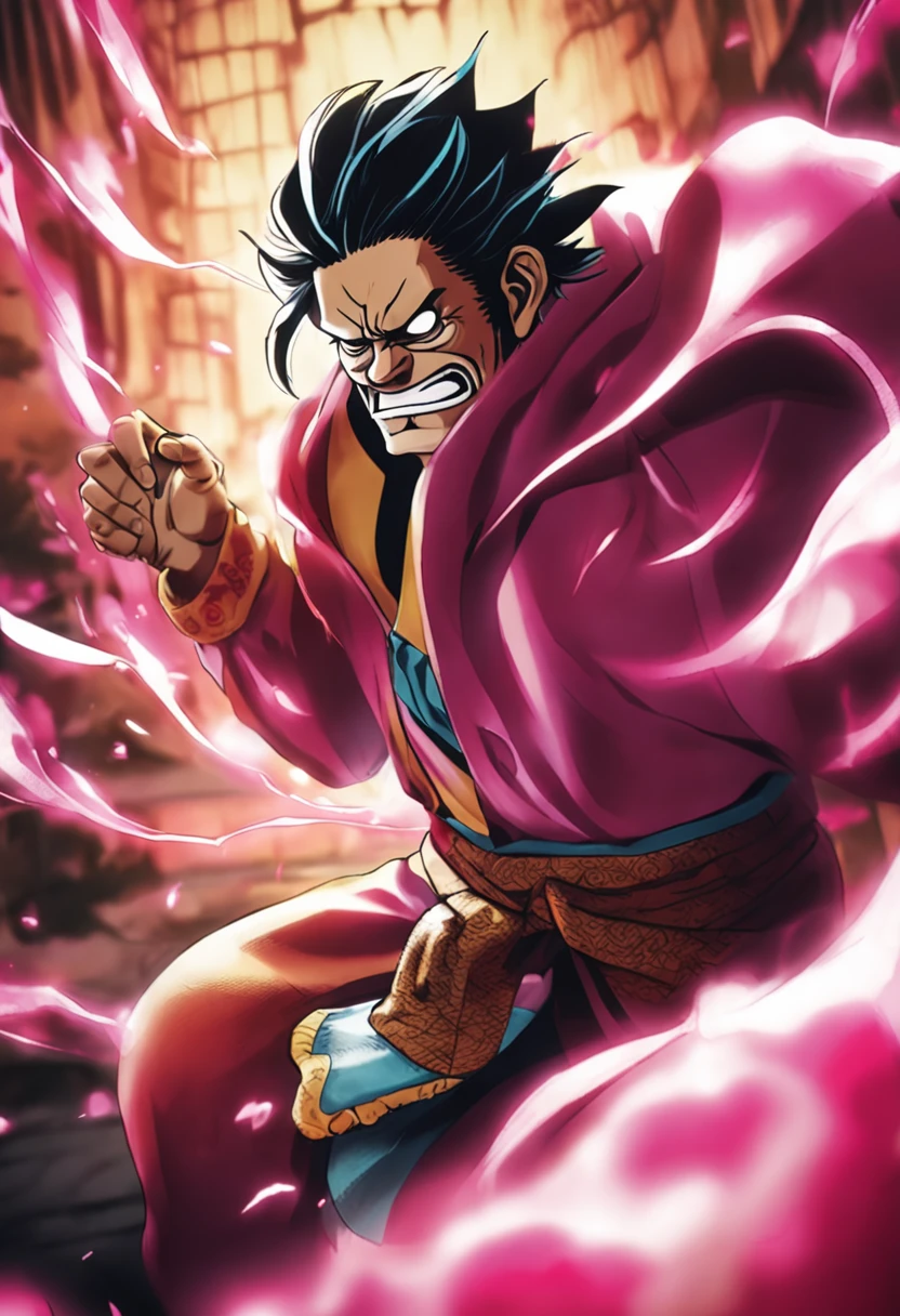 Jimbei from One Piece anime, character, manga art style, soft and natural lighting, 50mm focal camera, cinematic film, no special effects