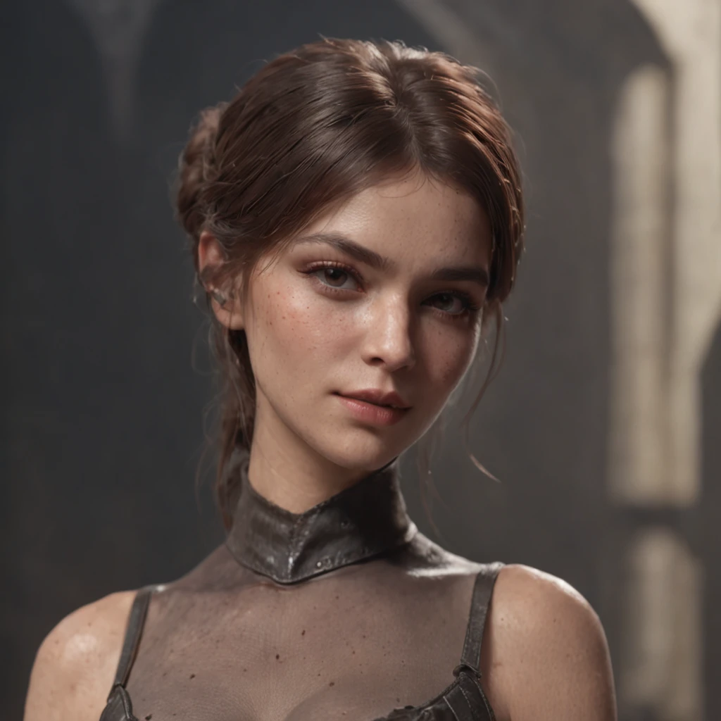 (professional 3d render:1.3) af (Realistic:1.3) most beautiful artwork photo in the world,Features soft and shiny female heroes, ((Raised sexy)), Full body 8K unified rendering, action shot, skin pore, very dark lighting, heavyshading, Detailed, Detailed face, (vibrant, photograph realistic, Realistic, Dramatic, Dark, Sharp focus, 8K), (Old leather garments damaged by weathering:1.4), ((((Wear fur)))), (Intricate:1.4), decadent, (Highly detailed:1.4), Digital painting, rendering by octane, art stations, concept-art, smooth, Sharp focus, illustration, Art germ, (loish:0.23), wlop ilya kuvshinov, and greg rutkowski and alphonse mucha gracias, (Global illumination, Studio light, volumettic light), heavy rain, particles floating, lotr, fantasy, elf, full bodyesbian, ((Dark and ancient city background:1.3)),CGSesociety,art stations