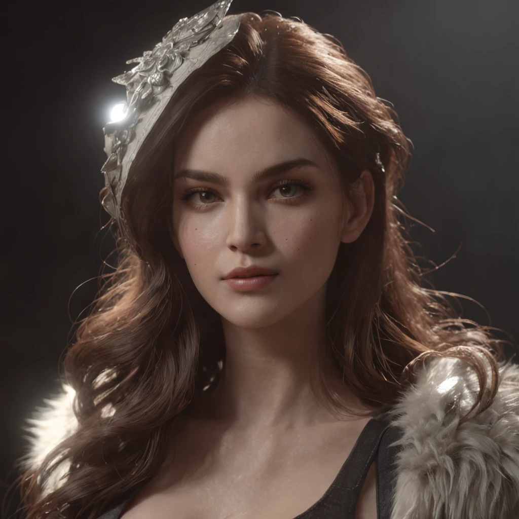 (professional 3d render:1.3) af (Realistic:1.3) most beautiful artwork photo in the world,Features soft and shiny female heroes, ((Raised sexy)), Full body 8K unified rendering, action shot, skin pore, very dark lighting, heavyshading, Detailed, Detailed face, (vibrant, photograph realistic, Realistic, Dramatic, Dark, Sharp focus, 8K), (Old leather garments damaged by weathering:1.4), ((((Wear fur)))), (Intricate:1.4), decadent, (Highly detailed:1.4), Digital painting, rendering by octane, art stations, concept-art, smooth, Sharp focus, illustration, Art germ, (loish:0.23), wlop ilya kuvshinov, and greg rutkowski and alphonse mucha gracias, (Global illumination, Studio light, volumettic light), heavy rain, particles floating, lotr, fantasy, elf, full bodyesbian, ((Dark and ancient city background:1.3)),CGSesociety,art stations