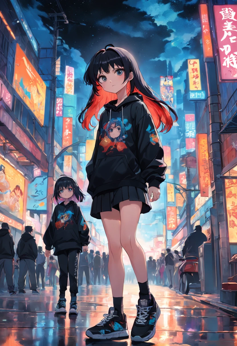 4-piece mood band, They have big bangs, Wear a black T-shirt, Black pants and all-star sneakers, Tattooed with, Colored hair, Painted eyes, Some are drawn