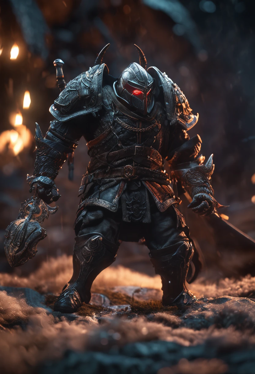 Magic Warrior ,Eldon ring, Black magic, Bloodborne, the witcher, Mini foam perspective, Sharp shots, Profesional photogarpher, 70mm lense, Detail Love, Good quality, Unreal Engine 5, the wallpaper, pocket, Highly detailed, 8K, Soft light, fantasy, photograph realistic