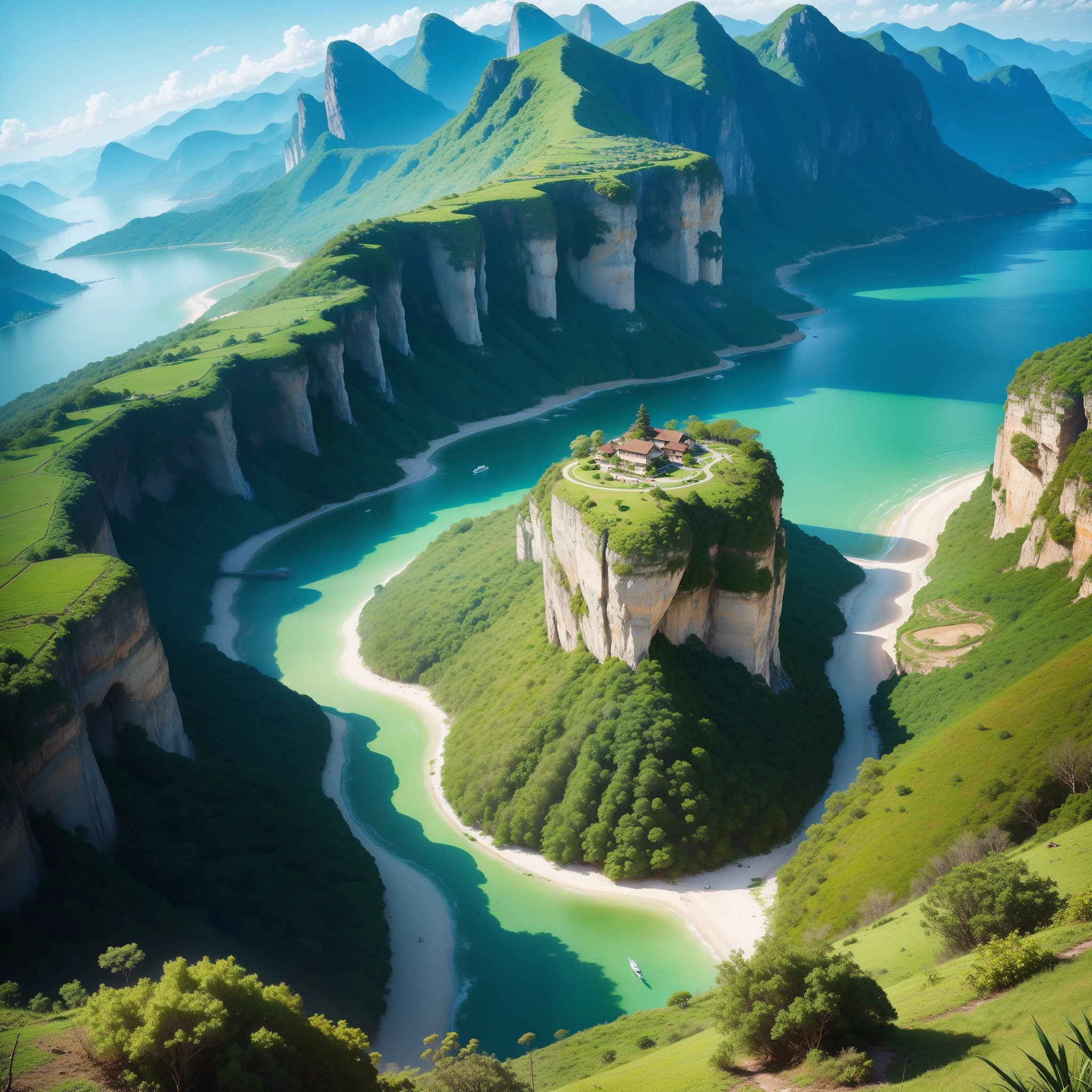 Uma paisagem linda de natureza