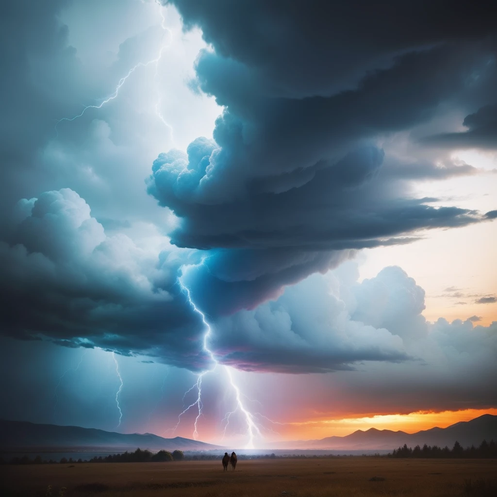 There is thunder in the sky