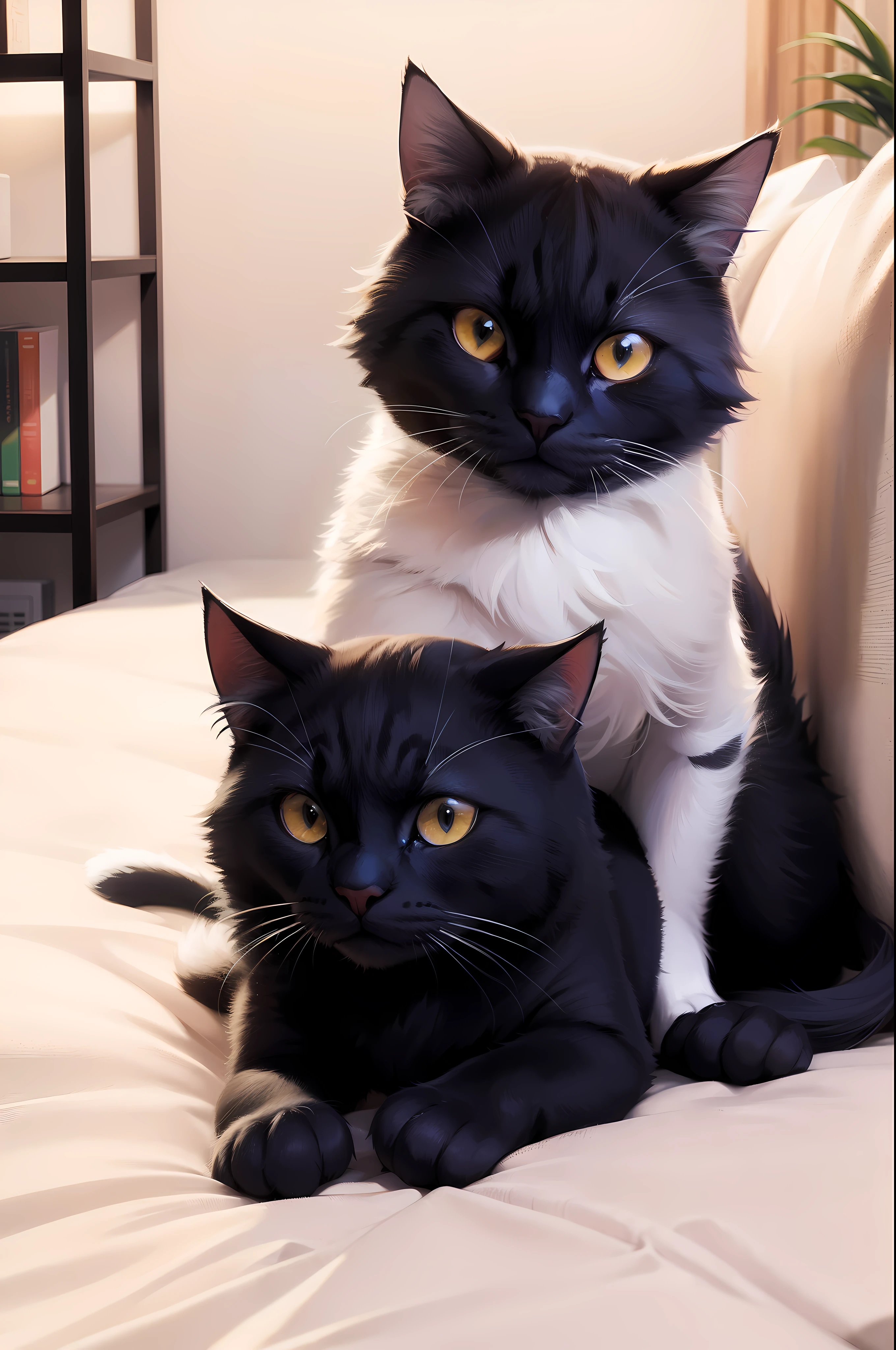 create a pet cat anime style