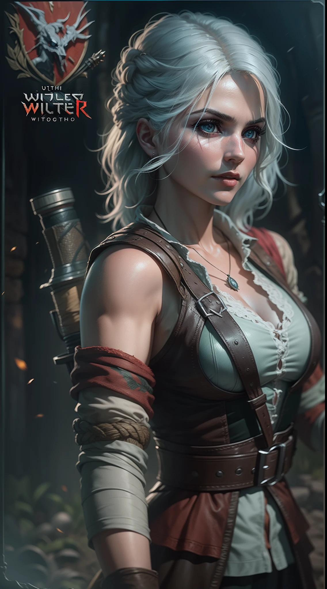 The Witcher Ciri ,35mm lens, photography, ultra details, precise texture details HDR, UHD,16K,