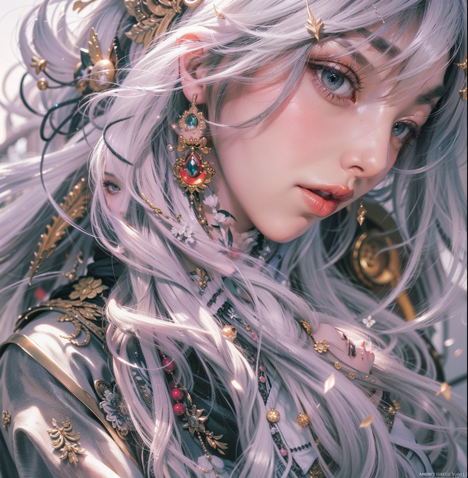 official art, unity 8k wallpaper, ultra detailed, beautiful and aesthetic, masterpiece, best quality, (zentangle, mandala, tangle, entangle), (fractal art:1.3) , 1girl, extremely detailed, dynamic angle, the most beautiful form of chaos, elegant, a brutalist designed, vivid colours, romanticism, atmospheric, ecstasy of musical notes, streaming musical notes visible, upper body, half body, face zoom, face focuse, detail face, detail eyes, official art, masterpiece, sharp focus, (beautiful gorgeous cute Korean woman:1.3), (beautiful cute korean:1.3), korean beauty, Delicate and beautiful hair and eyes and face, realistic, ultra detailed, beautiful girl, glow white particle, (sidelighting:1.2), very large hips, scenery, long straight hair, sexy facial expression, dynamic hair, long straight hair, detailed black long hair, glow red eyes, sexy, in the dark, deep shadow, low key, cold light, dynamic light, cinematic lighting, cinematic lighting, mature woman, face closeup, face detail, red lips detail, scorpio girl, scorpio girl zodiac, scorpio sign as a tatto, very detail eyes, detail faces, face detail, detail, utra detail, very detail, highly detail, black hair, face zoom, focus face,