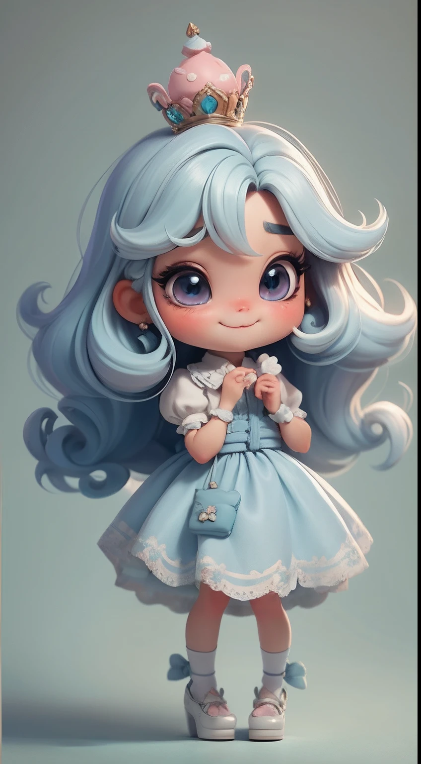 2d, masterpiece, best quality, highly detailed face, highly detailed eyes, highly detailed background, perfect lighting, full body, standing, 1 girl with long light blue hair, white skirt, close-up of face