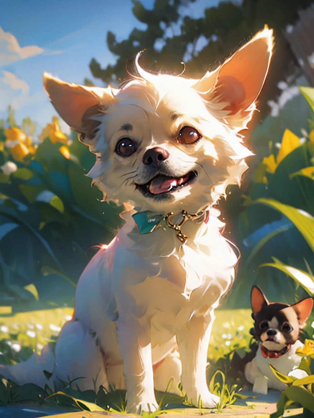 Dog Chihuahua Beige Cute Fluffy