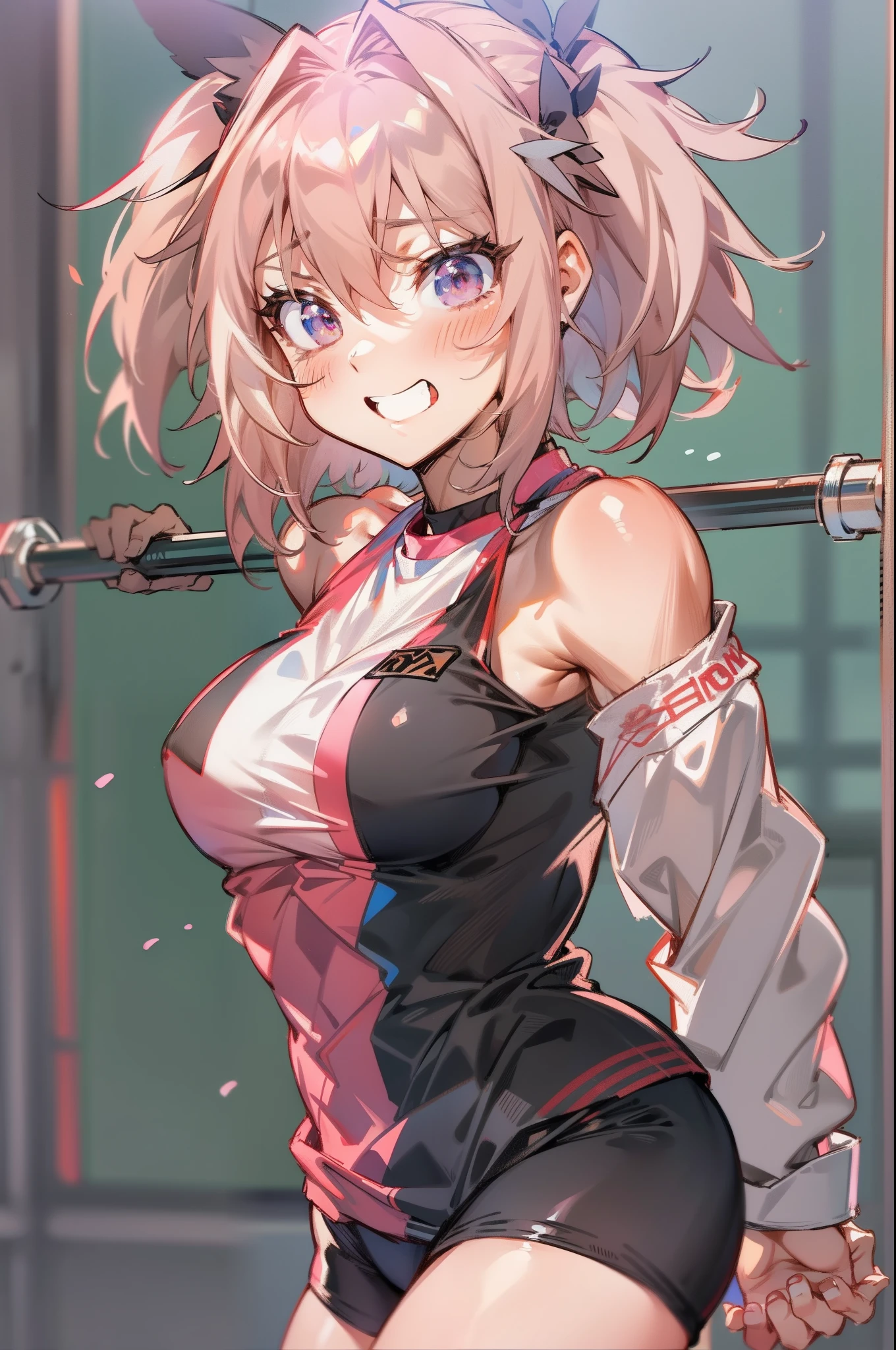 fate astolfo,gym girl, ( musculosa)