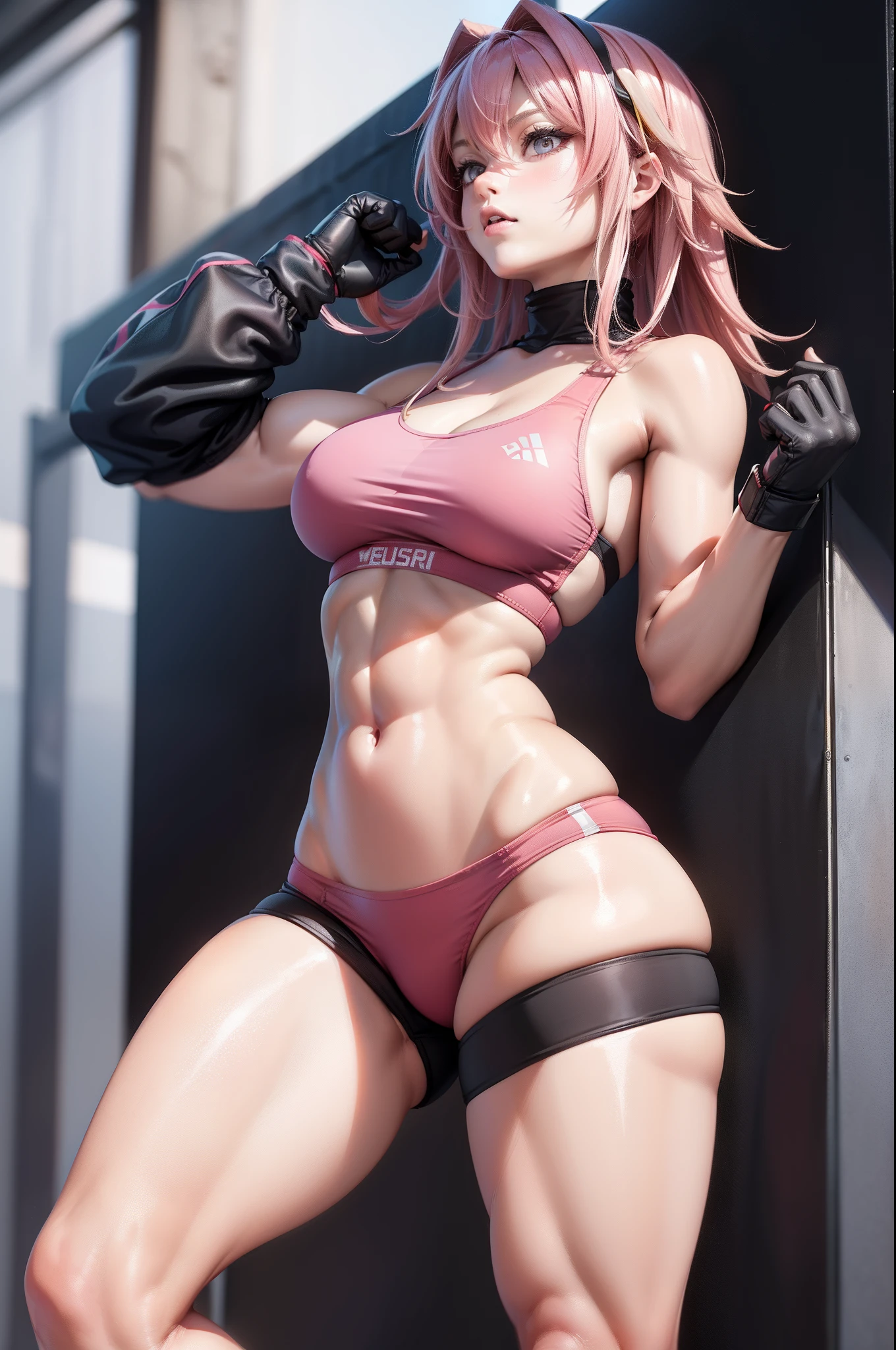 fate astolfo,gym girl, ( musculosa)