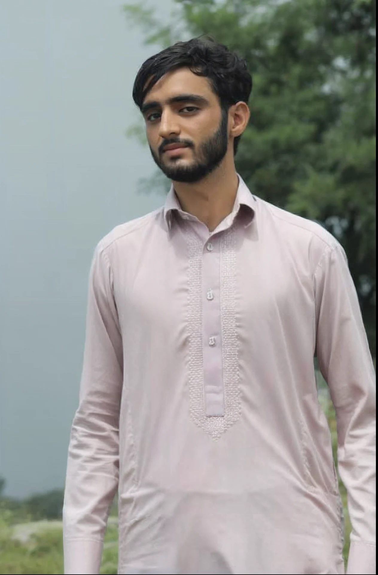Change background into mountains remove beard and convert face to 8k ultra