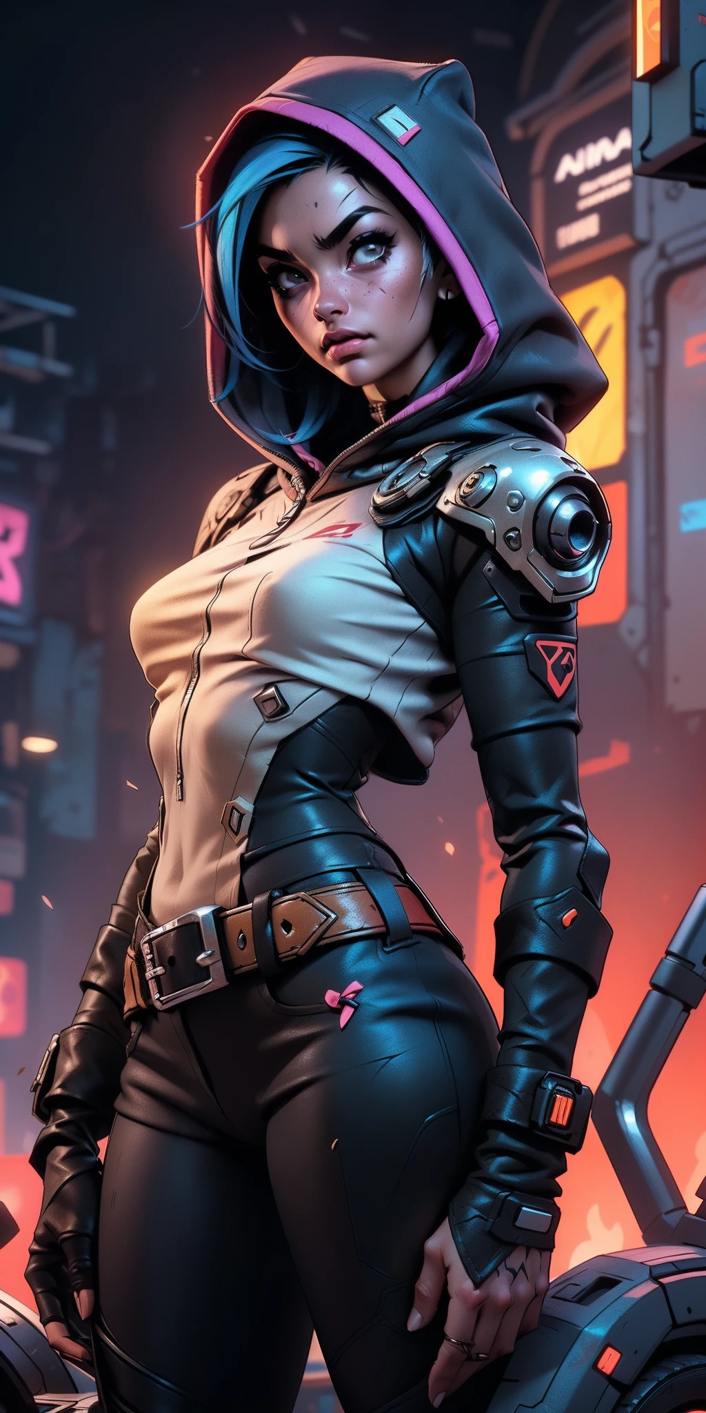 photo of celebrity, RAW, beautiful woman, ((portrait)), ((detailed face, colorful rainbow hair:1.2)), ((detailed facial feature, detailed skin, clear skin, parted lips), (perfect proportioned body, medium breasts, cleavage), (wearing a Lilith costume from Borderlands, plunging sexy gothic dress, dark makeup: 1.5)), (high detailed dark bedroom lit by candles: 1.3), (realistic photo, best quality, detailed), (8k wallpaper), (cinematic lighting, dramatic lighting) (sharp focus, intricate)