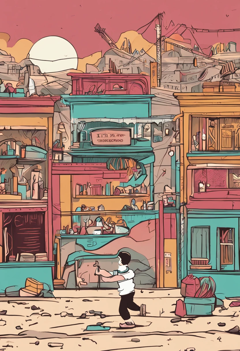 um segurando uma paleta de cores e pincel