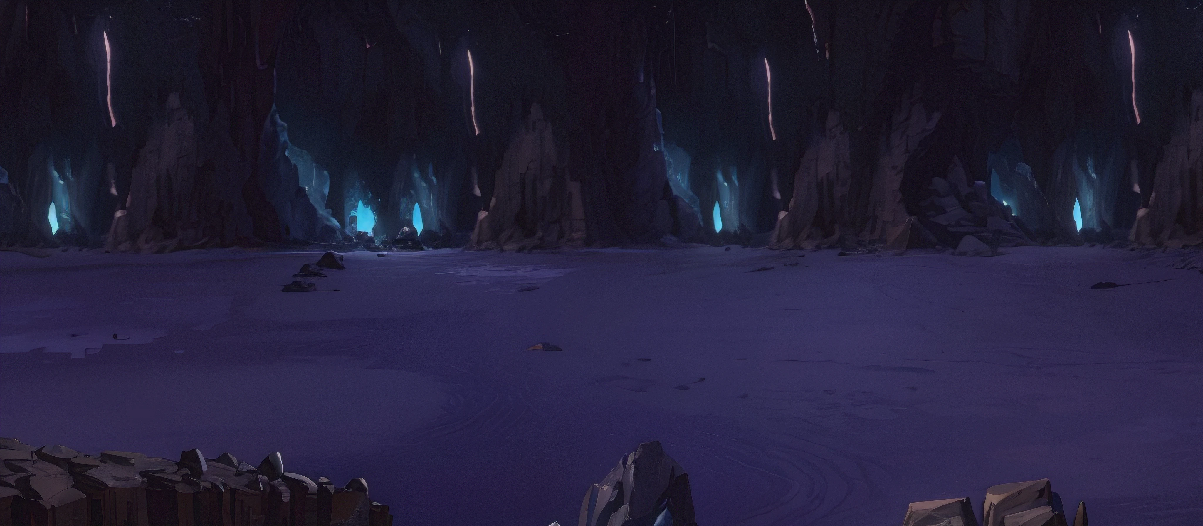 Cave background, odin's stone arena background, cave setting, complete darkness background, big dark caverns, dungeon background, cave system, mystic dark cave, dark gloomy cave background, dark night environment, game overlay, deep environment