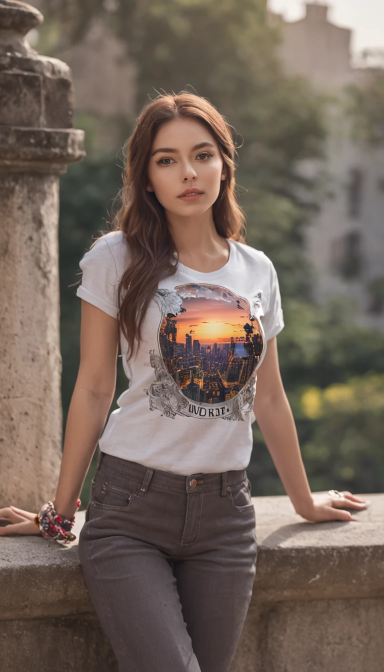 landscape surrounded by vibraprint ready vector t-shirt design, professional vector, high detail, t-shirt design, graffiti, vibrant, nt, cityscape.