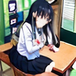 anime girl sitting on a desk in a classroom with a chalkboard, beautiful anime high school girl, anime visual of a cute girl, nagatoro, anime best girl, anime moe artstyle, best anime 4k konachan wallpaper, marin kitagawa fanart, official art, jk uniform, portrait of mayuri shiina, anime girl named lucy
