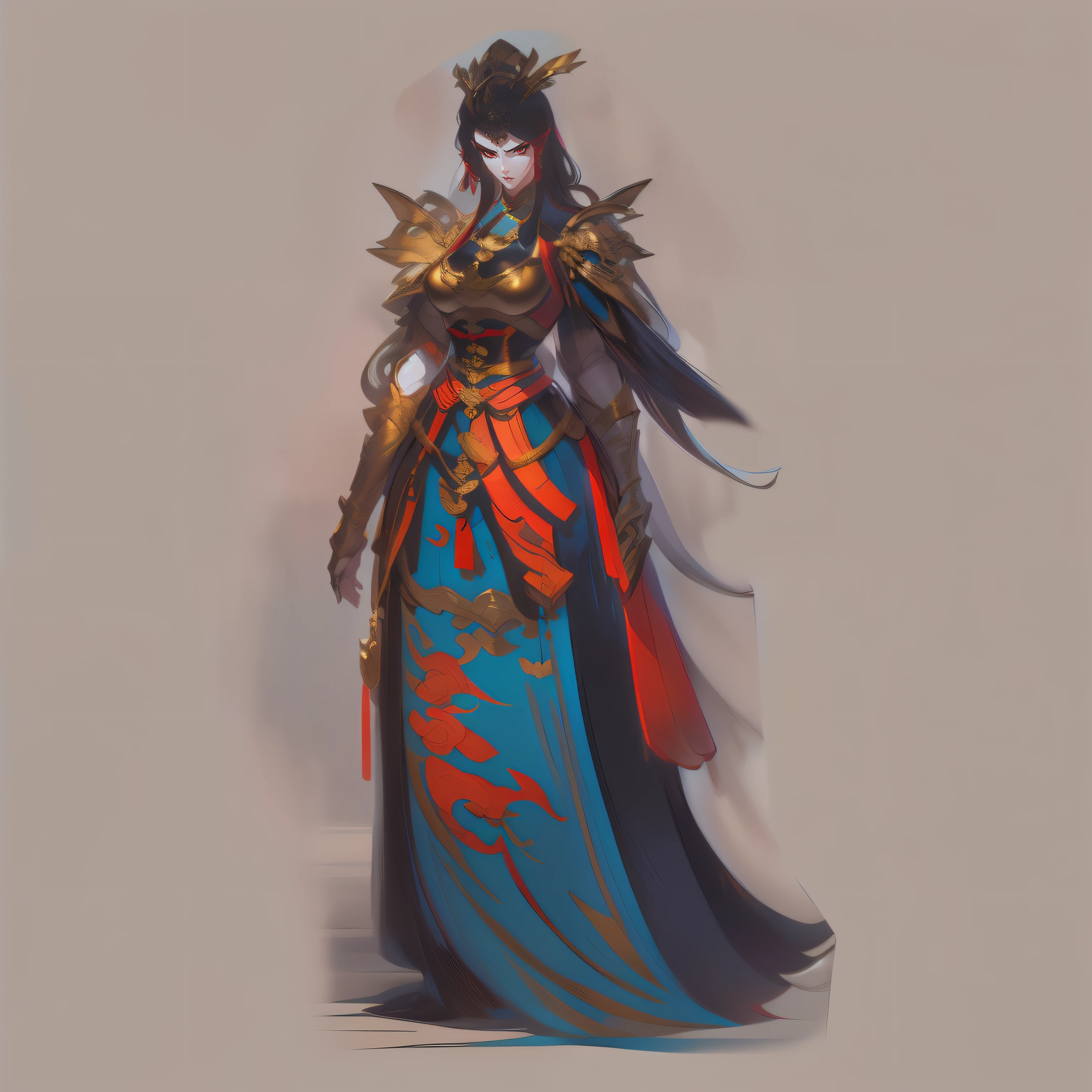 Concept character reference sheet of a chinese female warrior,
Fantasy concept [ character | costume | fashion ] design ( in CCDHT artstyle ( by [ Arthur Rackham | Edmund Dulac ] ) ) and by [ Anne Bachelier | Alexander Jansson | Brian Mashburn | Gustave Dore ],

( [ clear and readable | perfect | dynamic ] posing ) with [ clear and readable | perfect | dynamic | smart ] [ cropping | framing | compositing | focus ]
preserving ( [ clear and readable | neat  and clean ] tangents with loose negative space )