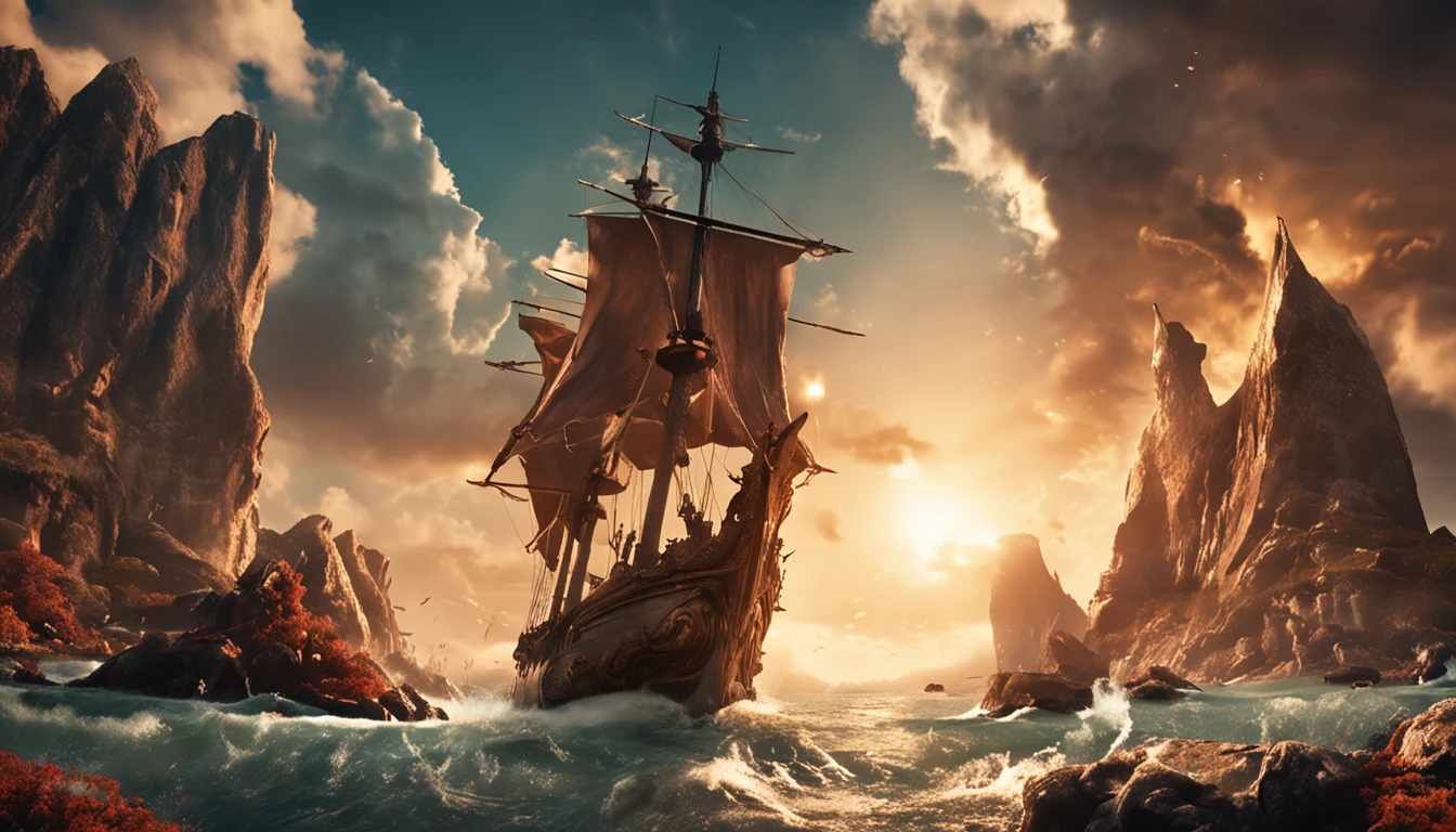 The clash of titans as Poseidon and Zeus clash their tridents in a fierce battle of wills.