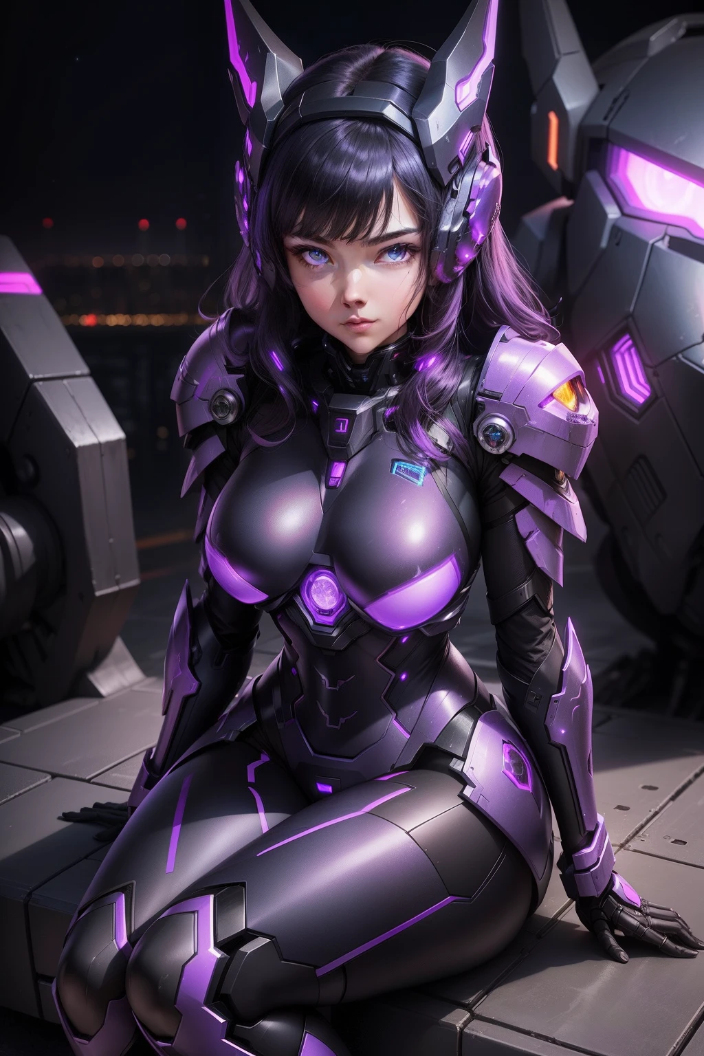 (best quality,4k,8k,highres,masterpiece:1.2),ultra-detailed,(realistic,photorealistic,photo-realistic:1.37),android,sexy,hitech,obvious mechanical joints,backlit eyes,wide hips,big ass,lewd poses on a star ship,near controls,display panels,colorful lights,shiny metallic surface,reflective surfaces,glowing buttons,sci-fi aesthetic,powerful aura,vivid colors,blue and purple color scheme,darkened ambiance,industrial backdrop,strong shadows,mystery,lustful gaze,enticing expression,confidence,provocative body language,purposeful movements,seductive atmosphere,temptation.
