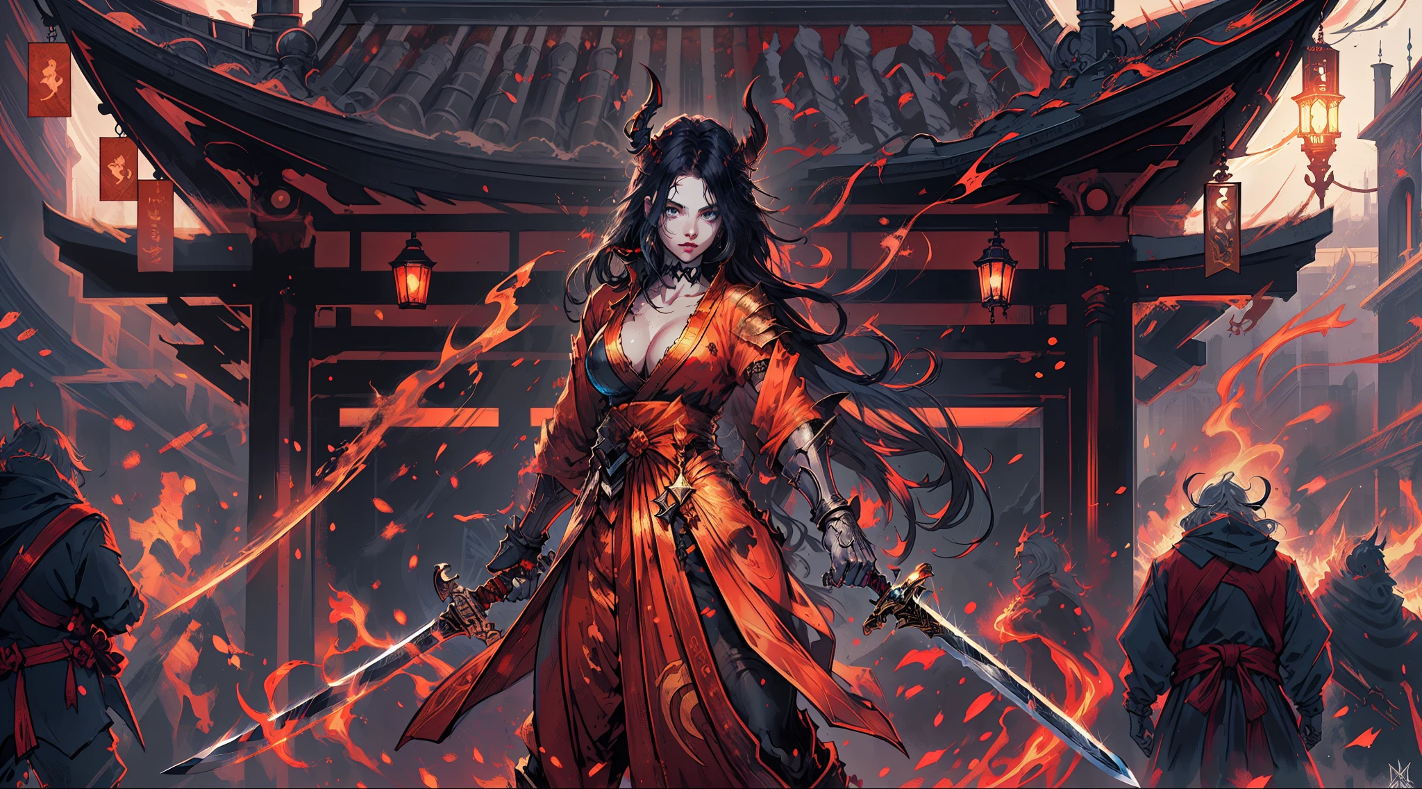 left hand holding the sword