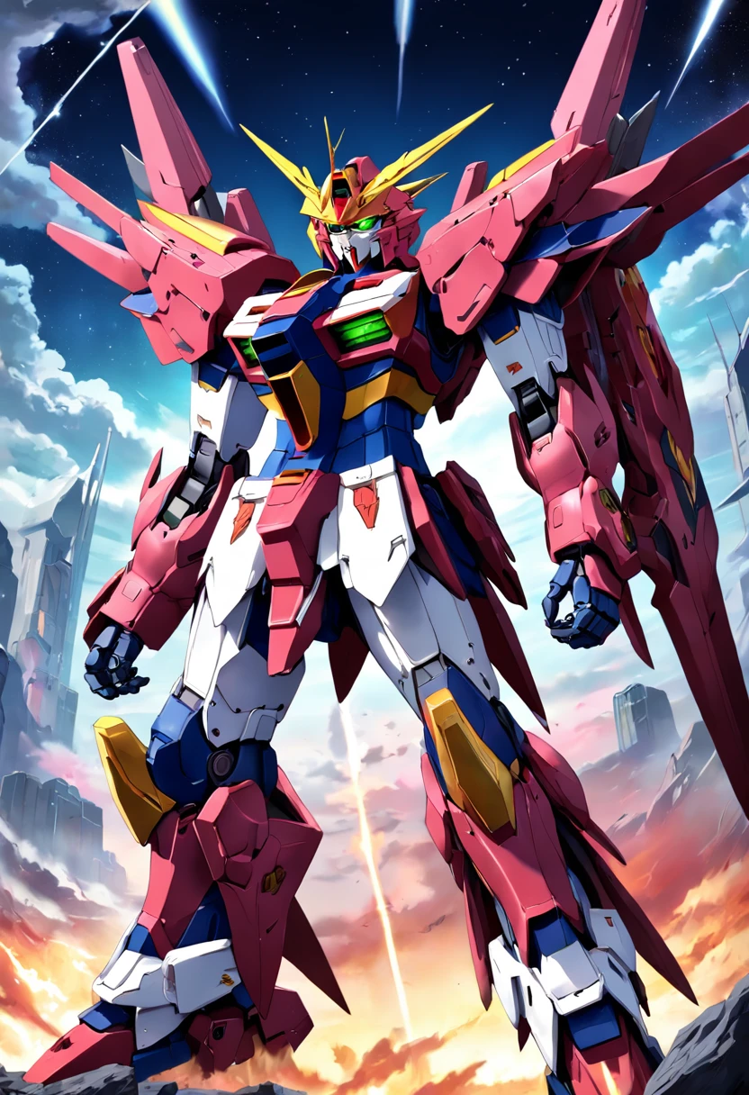 Gundam Epyon merged with Dragon Zoid from the Power Rangers