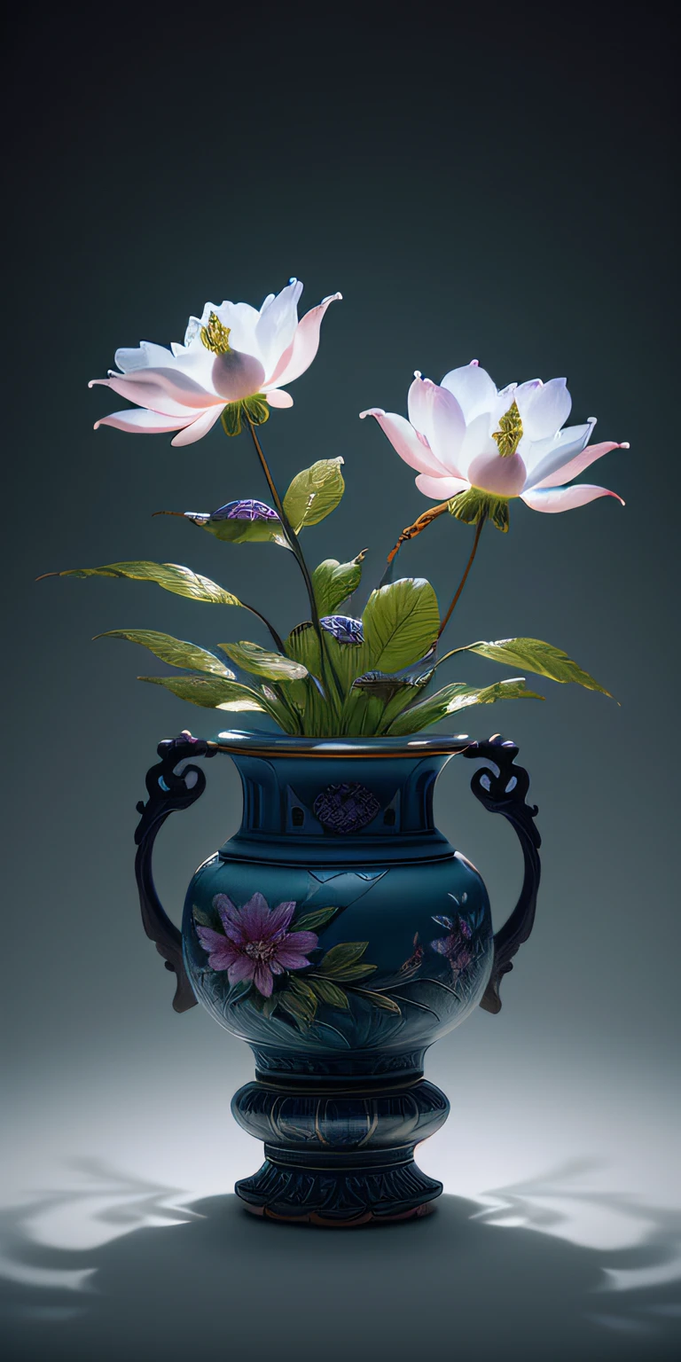 best quality, realistic, photorealistic,  ultra detailed, "Mountain of Flower and Fruit+Fairy+Chinese Architecture" highly detailed carving on "southern ice" porcelain,Ultra wide angle,Accent Lighting,Volumetric Lighting,backlighting, (detailed light),((an extremely delicate and beautiful)),dramatic_shadow,ray_tracing,hdr