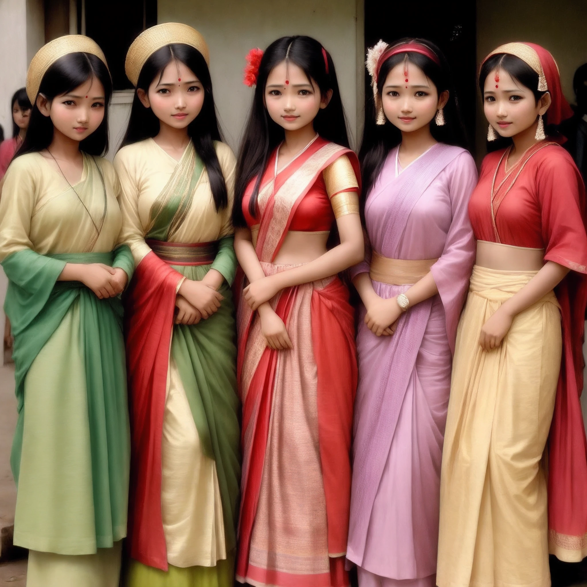 Manipuri beauty girls old days