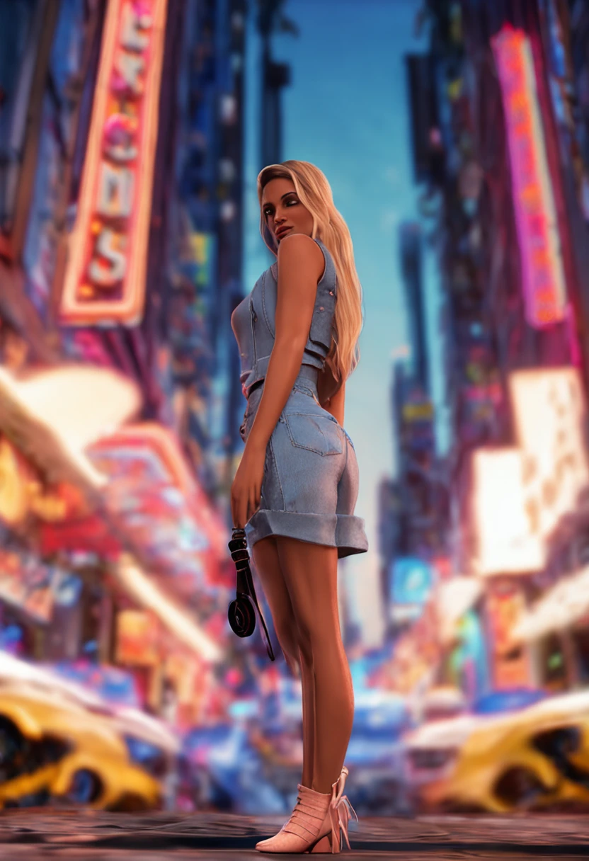 sexy chica rubia ojos azules full hd