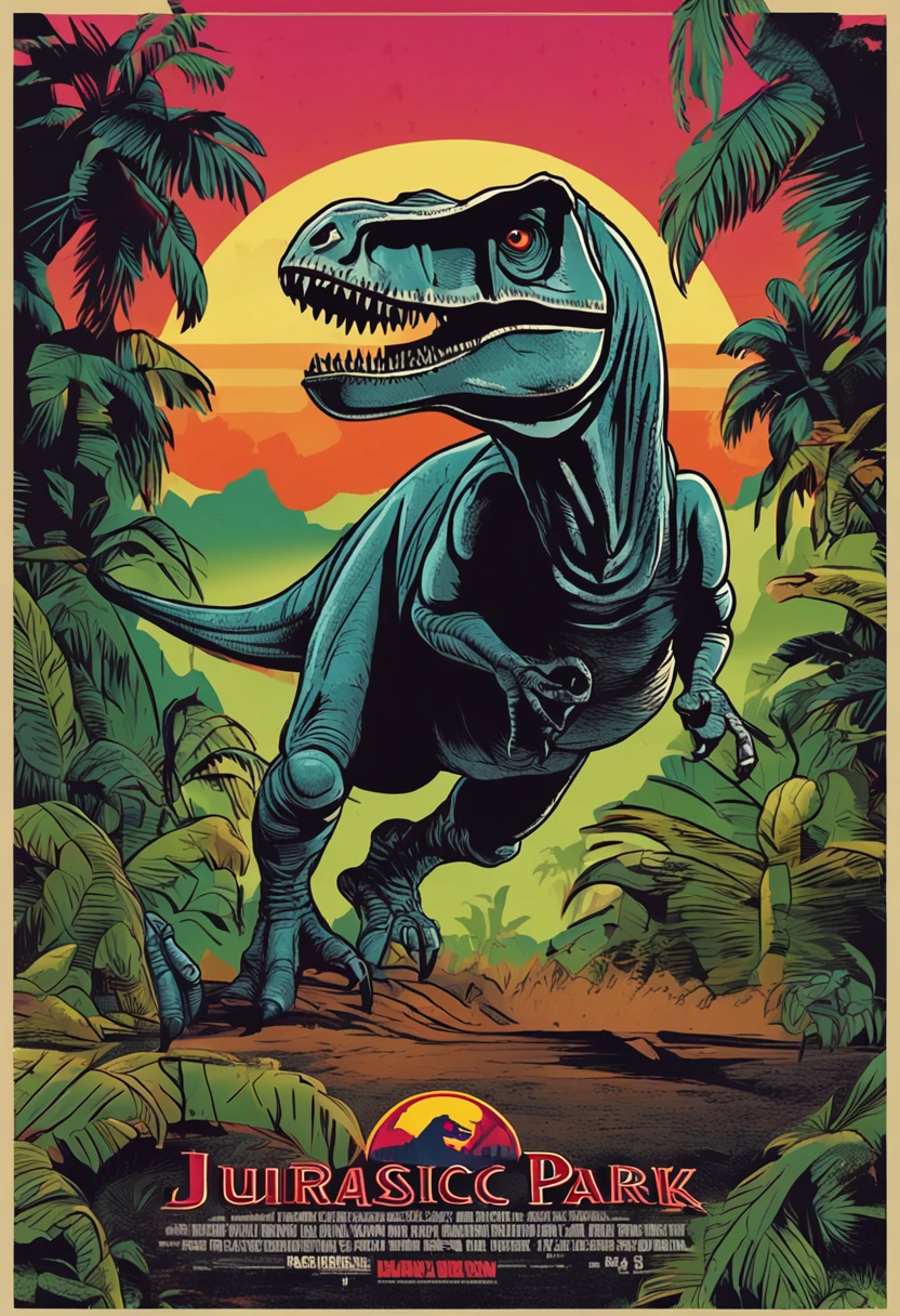 impactful color paint of T-REX in a jungle <lora:Bold_Pop:1>, highly detailed, vibrant colors , 8k, sharp, professional, clear, high contrast, high saturated, , vivid deep blacks, crystal clear
