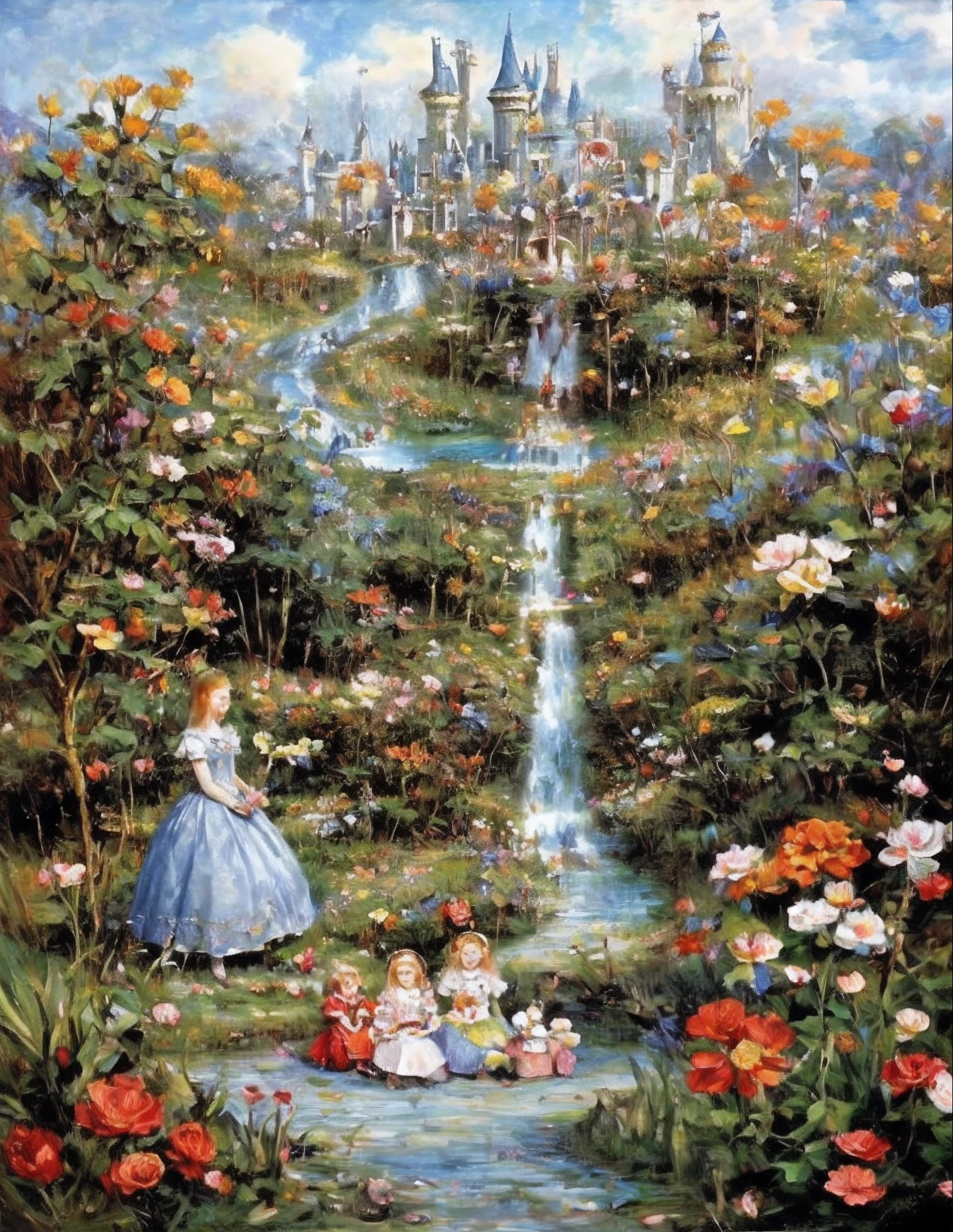 alice in the wonderland,fanciful