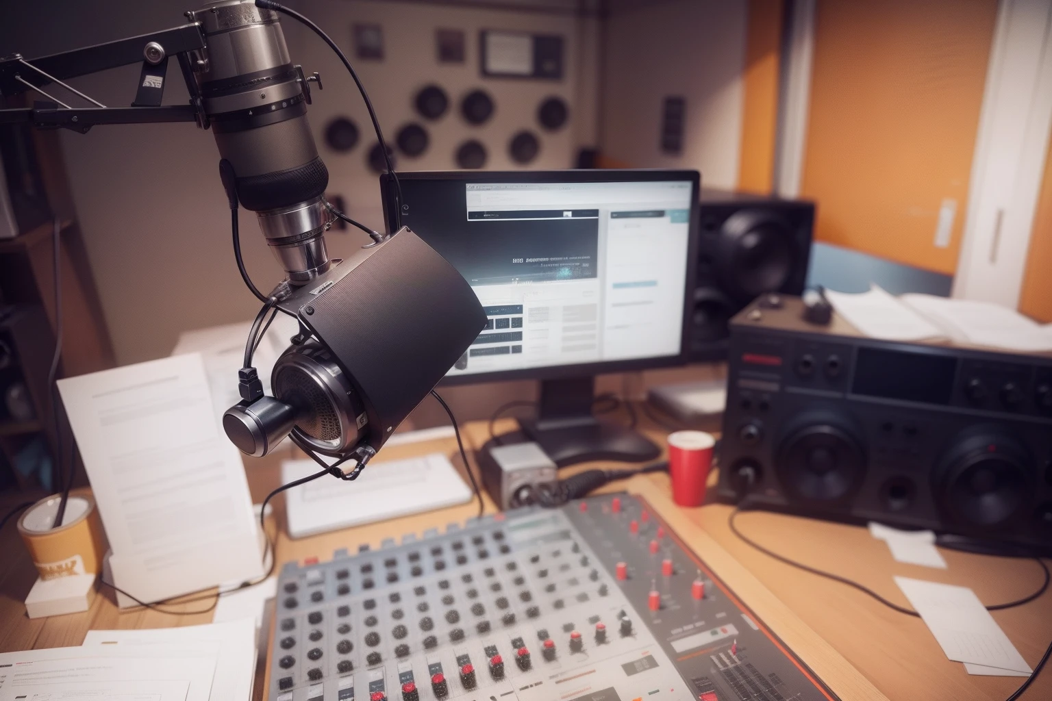 radio desk