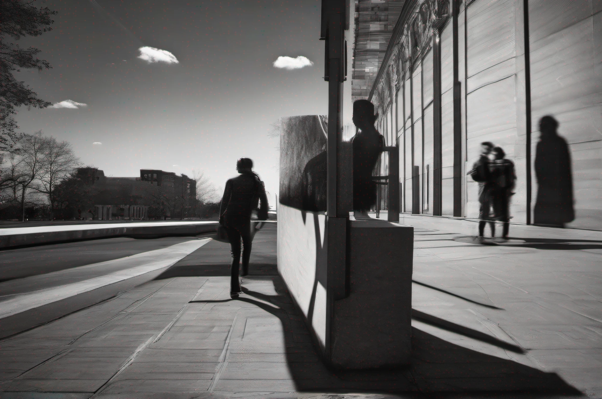 (((urban light and shadow in the style of Alan Shcaller))),  New York 1972, full of people, dramatic light, ((a portrait of a man and a woman)), (((wide angle) shot)), (mottled light and shadow, depth of field,), cinematic, (ultra high res, best quality,), (8k, raw photo, best quality, masterpiece, hyper realistic), best quality, masterpiece, wallpaper, official art, amazing, finely detail, highly detailed, sharp focus, rich background, (real person, photograph), ((high detailed skin)), 8k, ((black and white)), intricate