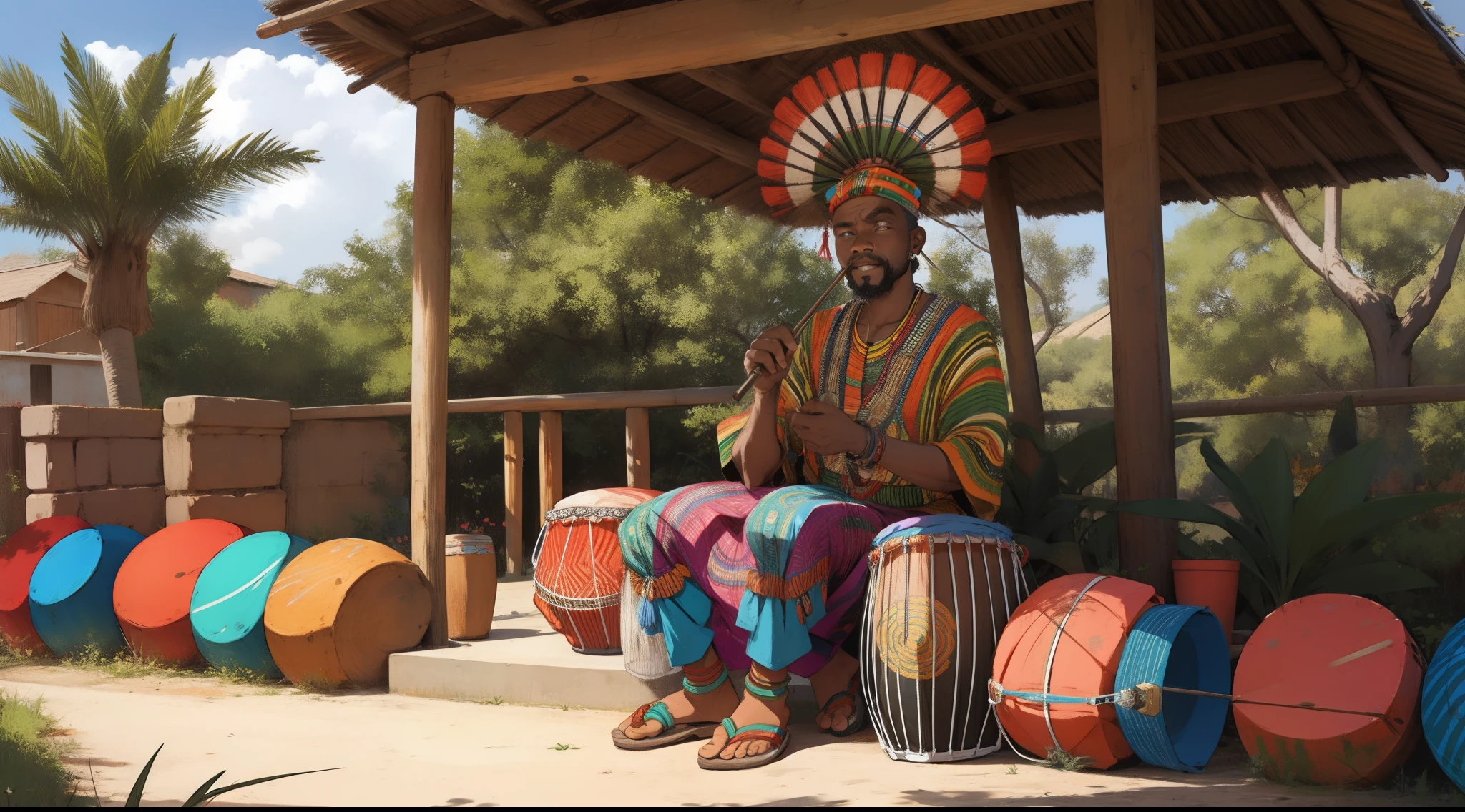 (African djembe musician)