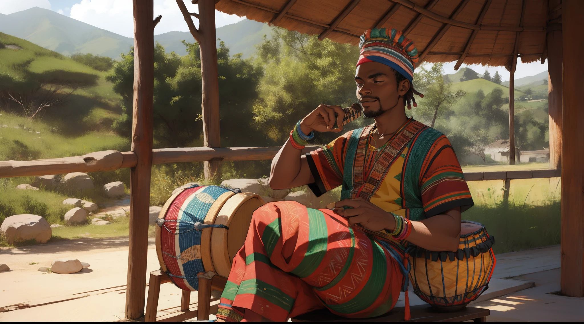 (African djembe musician)