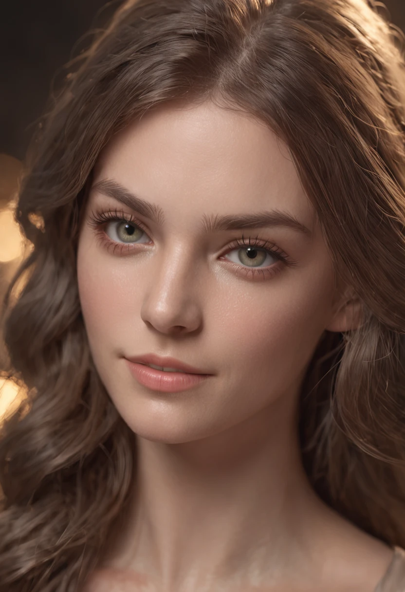 Soft city lights illuminate a stunningly detailed and ultra-realistic beautiful Greek doctor, Full length, Beachy look, Long messy windswept dark blonde hair, Clear green eyes, Captivating perfect smile, appearing on ArtStation in the trend lies. Octane is the perfect tool for capturing the smoothest details of this masterpiece of 16k photography.