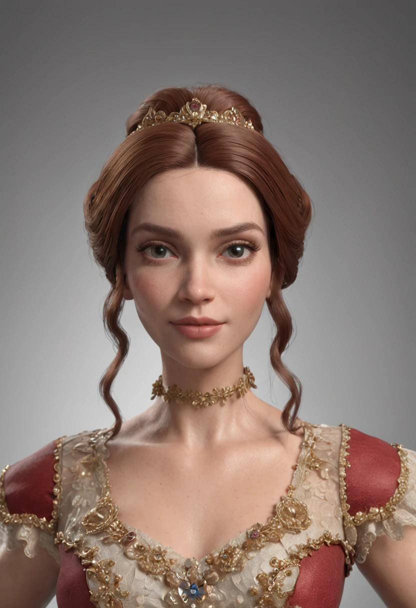 Crie um conjunto de personagens homem de cabelos enrolados de 40 anos e uma mulher de cabelos cacheados loiro mulher de 35 anos de idade,  stunning 3D 12K resolution of a detailed full-body disney style character, altamente detalhado, vibrante, Ultra alta qualidade, hiper-realismo, fotorrealismo, octan render]