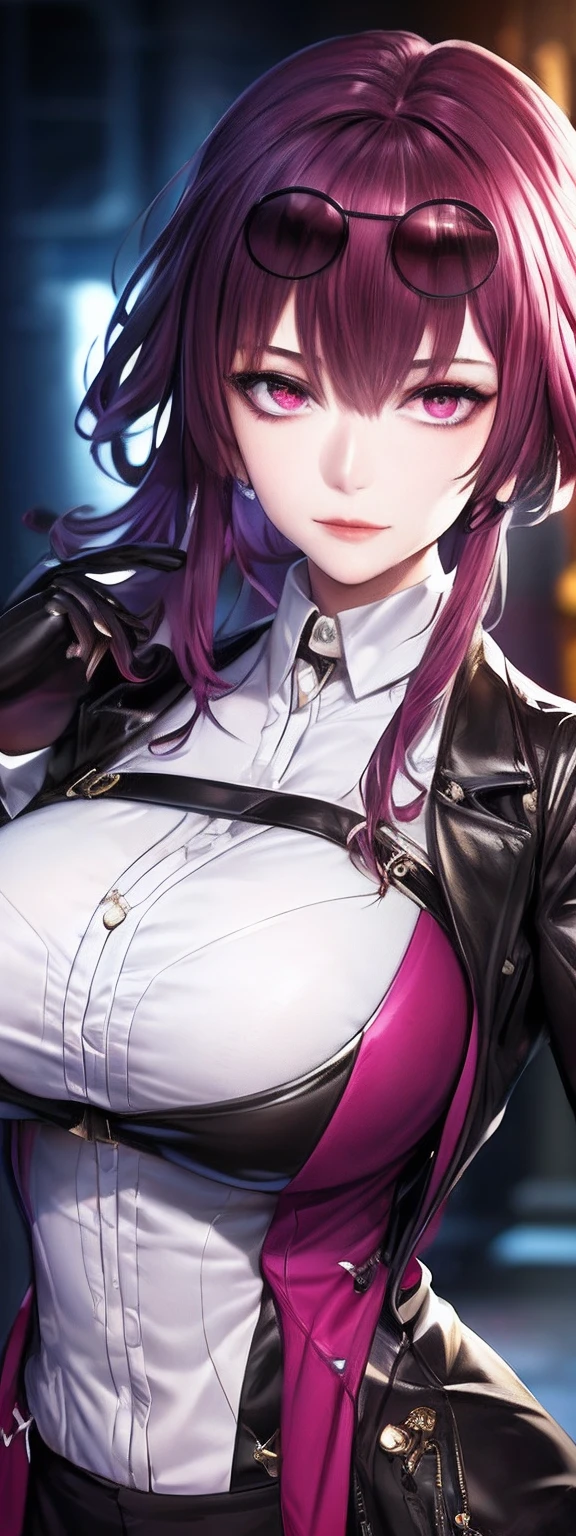 (Masterpiece, Best quality, Ultra-detailed, Best shadow), (Detailed background,Dark fantasy), (Beautiful detailed face), High contrast, (Best illumination, An extremely delicate and beautiful), ((Cinematic light)), Colorful, Hyper-detailing, Dramaticlight, Intricate details, (1 girl, Solo,Black hair, sharpy face,Low Twin Tails,Red eyes, hair between eye,Dynamic Angle), blood spatter, swirling black light around character, Depth of field,Black light particles,(Broken glass),Magical Circle,