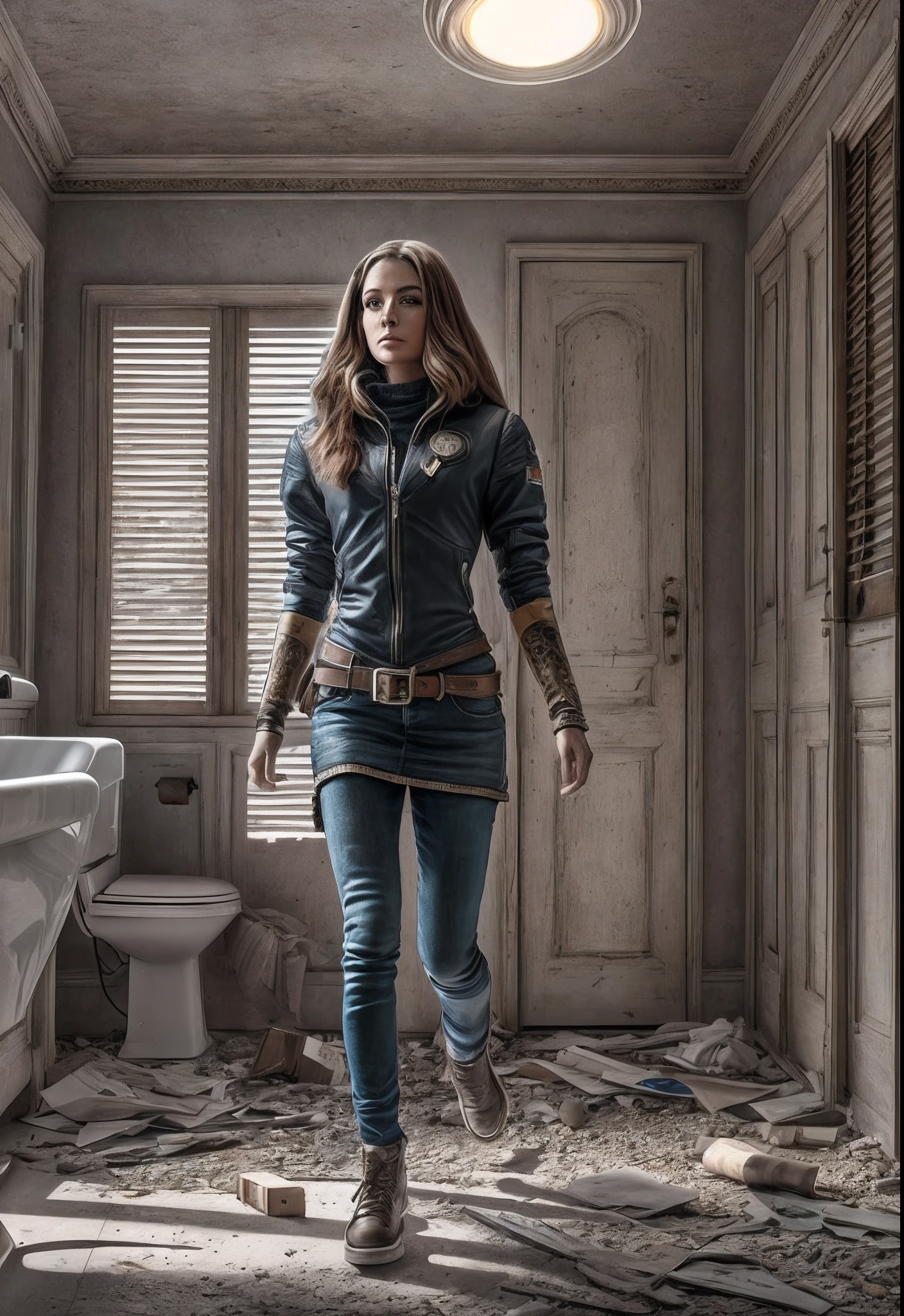 epic photo of a rag doll in an abandoned bathroom; Hyper Realistic, Artwork, Full Body, Sexy Pose, Cinematic, 8K, HDR. a based on the fantastic. hyper realistic style; main visuals; intricate| highly detailed; breathtaking beauty; accurate lineart; vibrant; comprehensive cinematics; magic photography, dramatic lighting, photo realism, ultra-detailed, super-resolution, Pro Photo RGB, half backlighting, backlighting, dramatic lighting, incandescent, soft lighting, volumetric, conte-jour, global lighting, space global lighting screen, scatter, shadows, fantasy art style; cinematic luis royo style shot + photo taken by ARRI, photo taken by canon, photo taken by fuji, photo taken by kodak + incredibly detailed, sharpness, detail + professional lighting, film lighting + 200mm + anamorphic + lightroom + cinematography + artstation... --auto --s2