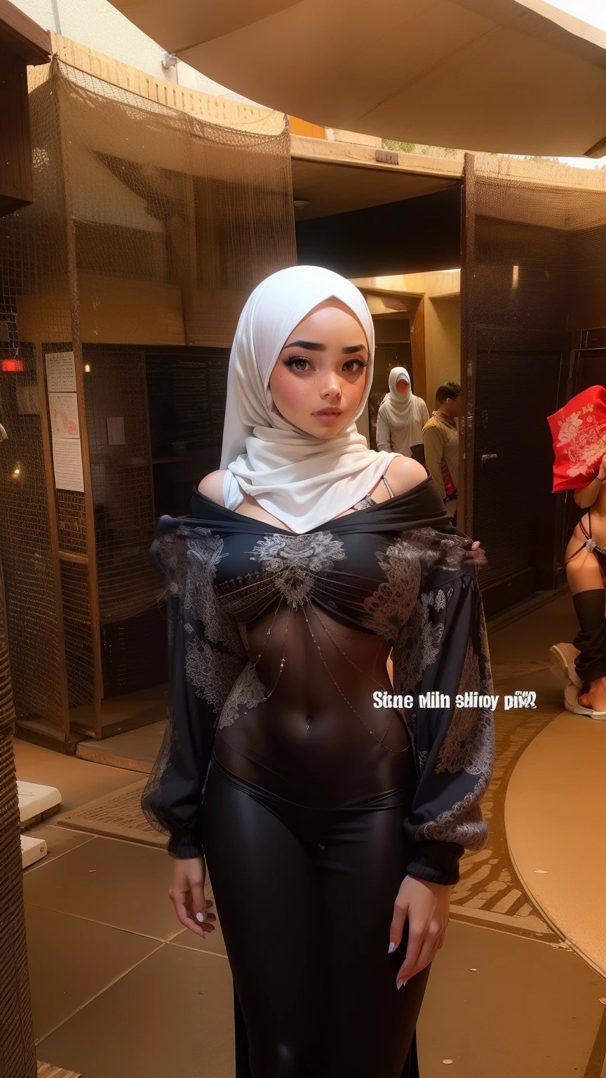 Bikini, hijab, medium tit, naked, pussy