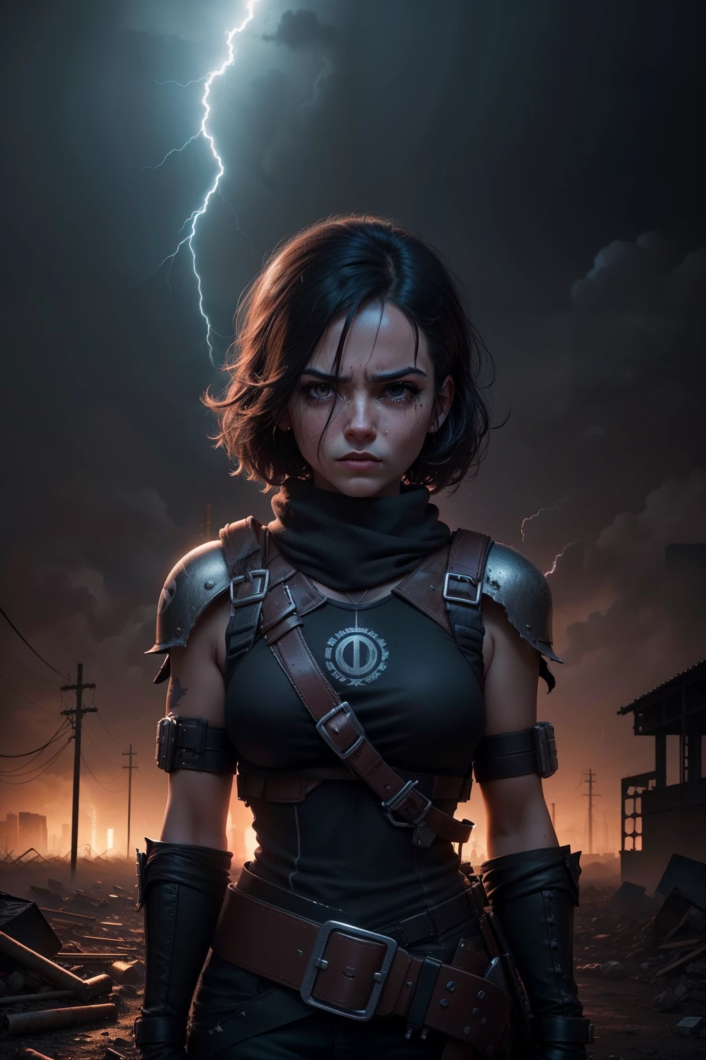 Pixel Art, DESIGN PLANO, Detalhes Ultra High. Paisagem mario universo mundial, cena escura, tiro longo, A girl with six arms, crying and suffering on a dirty floor, paredes escuras sujas, quarto escuro e grosseiro, cena de terror, darkeness, dreadful, sangrento, sujo, humor escuro, sofrimento, dor, High detail,hiper qualidade,high resolution,4k,ruins,Rodovias desertas,lightning and thunderstorms bringing electrical storms,noites escuras caindo,Moody,epic detail,Oppression of Darkness,Loneliness of despair,hazard voltage,gray feeling of loss,Backlighting,Luar iluminando a cidade,Sombras no escuro,alto contraste,Cinematic Shot,Tiro Extra Longo(O),Wasteland Punk,..3d,cinemactic,night time, artgerm, HD,8k, cinematic light,face detailed