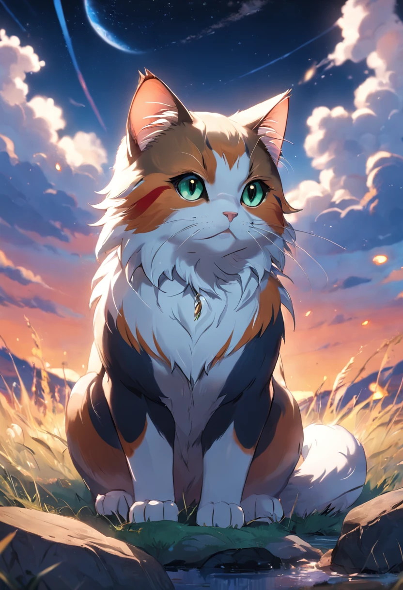 A masterpiece  tricolor Cat, HD