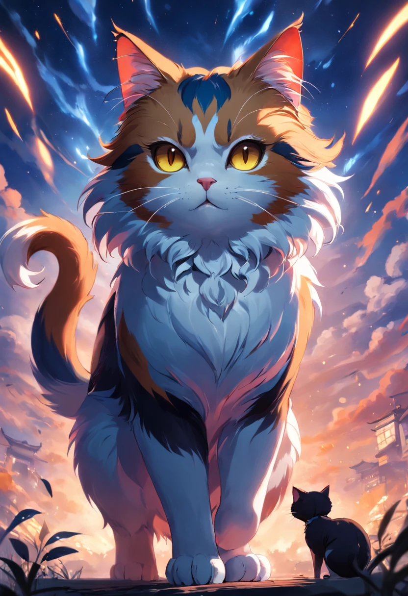 A masterpiece  tricolor Cat, HD