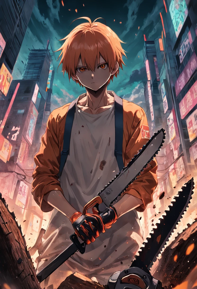 Chainsaw man's hand