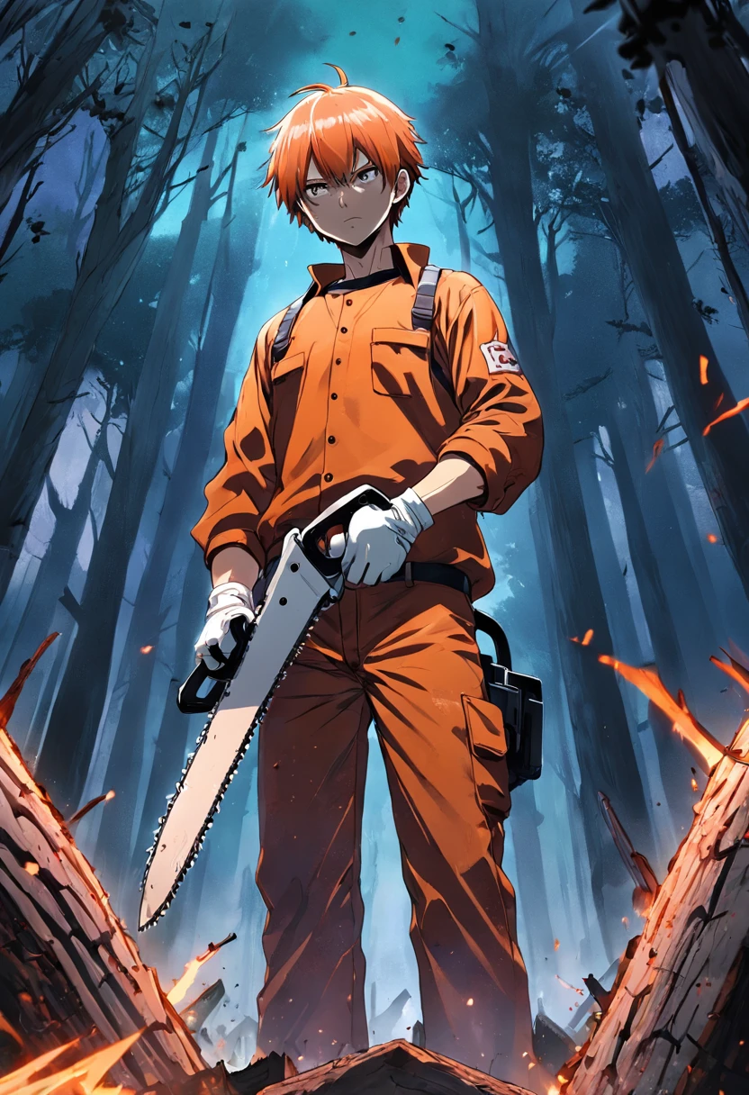 Chainsaw man's hand