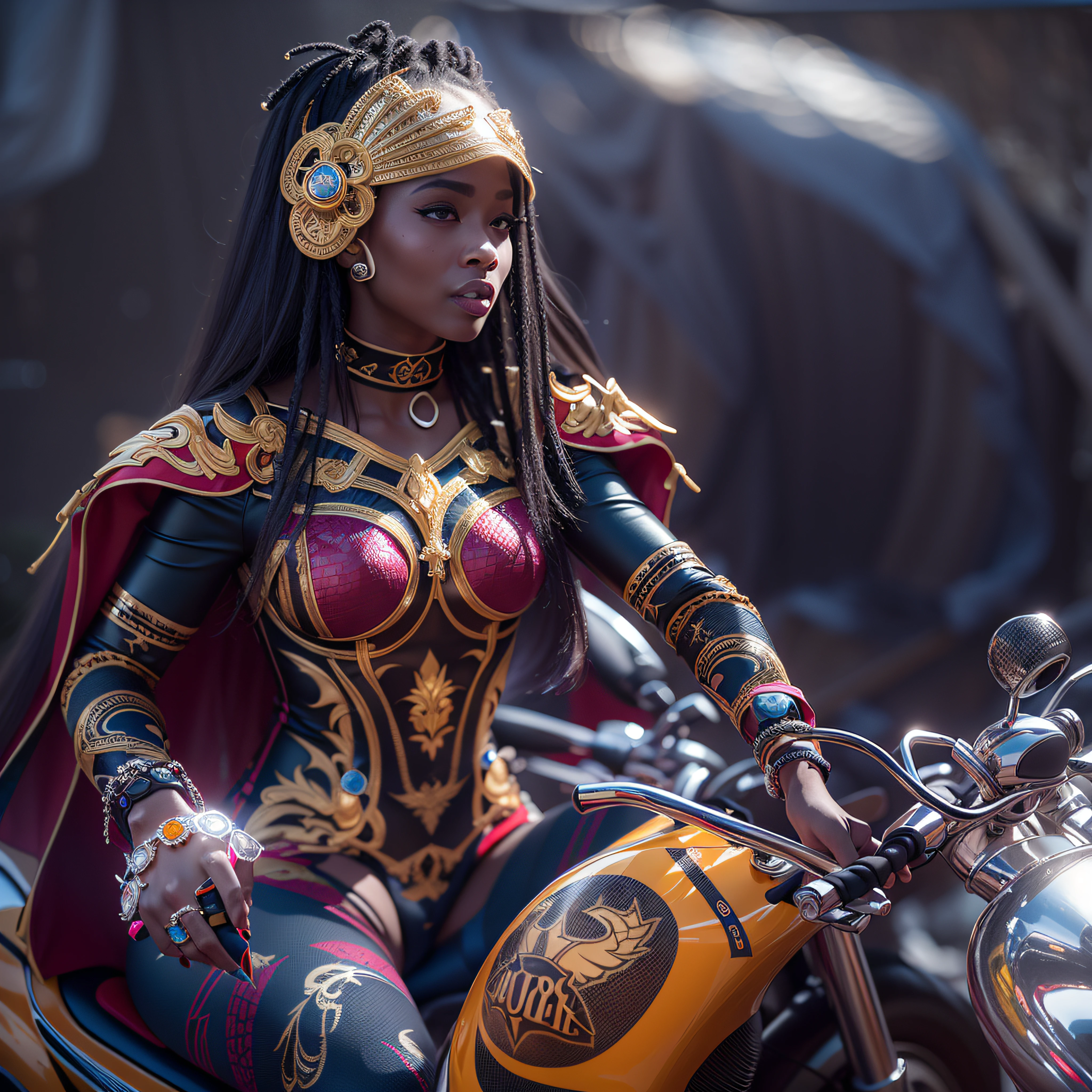 Masterpiece epic sunLight girl Heroe Marvel "Storm" outfits Beholder ultra realist saturate meticulously intricate ultra pro-photorealistic optimal ultra high_quality accurate ultra high_detail ultra_highresolution color-coded shading max perfection reflex graduated reflection extreme improved Octane_rendered opengl-shaders glsl-shader UHD XT3 64K 32K 16K 8K DSLR HDR unrealengine5 romm rgb pbr Analogic ultra_Sharpness focus fxaa cgi vfx sfx fkaa txaa rtx ssao post-processing post-production cell-shading tone-mapping volumetric lightning contrast Shadow 3dcg darkness night outdoor Moon global luminescence Fire-follet Goddess dazzling moto mounted bike motocycle hearth "Riders" ride Ark "Heavy Metal" Diplomatic Queen sundrop glamour female Cosplay "Ororo Munroe" Baroque hairstyle black african dreadlock curly ecstatic agate symmetrical athletic fullbody blackess skin tanmed epic gorgeous clean cheekbones effects rougeoiment embarrassed lazuli ultra beautiful yeux dark brown pupils black irises turquoise sapphires open mouth teeth obvious smile (tougue fall droplet water drop of water) cape levitating jacket floating Bridaldress Dickey Collar Charm Elastic Lace Turtleneck Sleeve Blouse Pullover Lining clavicles shoulders:Open papillotes white leather breasts fine sideboob satin safran orange yellow skirt soies assorties lace corsait gothic zip tin livid red thick amples spinelles nombril revealing diamond heart chastity_belt silver adorned padlock Gold lock pubis scarlet pubis-hairy obvious indigo garter snap thighs legs boots gothic ruby invoke CGSCOSITY onyx jukebox (EOS R6 135mm 1/1250s f/2.8 ISO400) opal inox rune armor chrome gold heavyflat band fathom richly decorated glyphs ornate lava micro navy plasma Tourmaline silver earth engravings lava incandescent flash depthfield street population Urban background floraison Monarch equirectangular 360 deep path kindergarden chef-d' monster butterfly tattoo Bruce_Weber girl naked sex nsfw multi various etc.