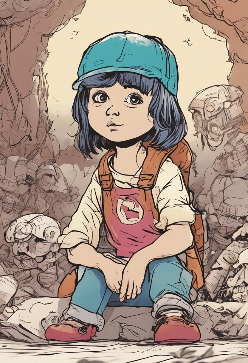 estilo anime, estilo dos desenhos animados, infantil