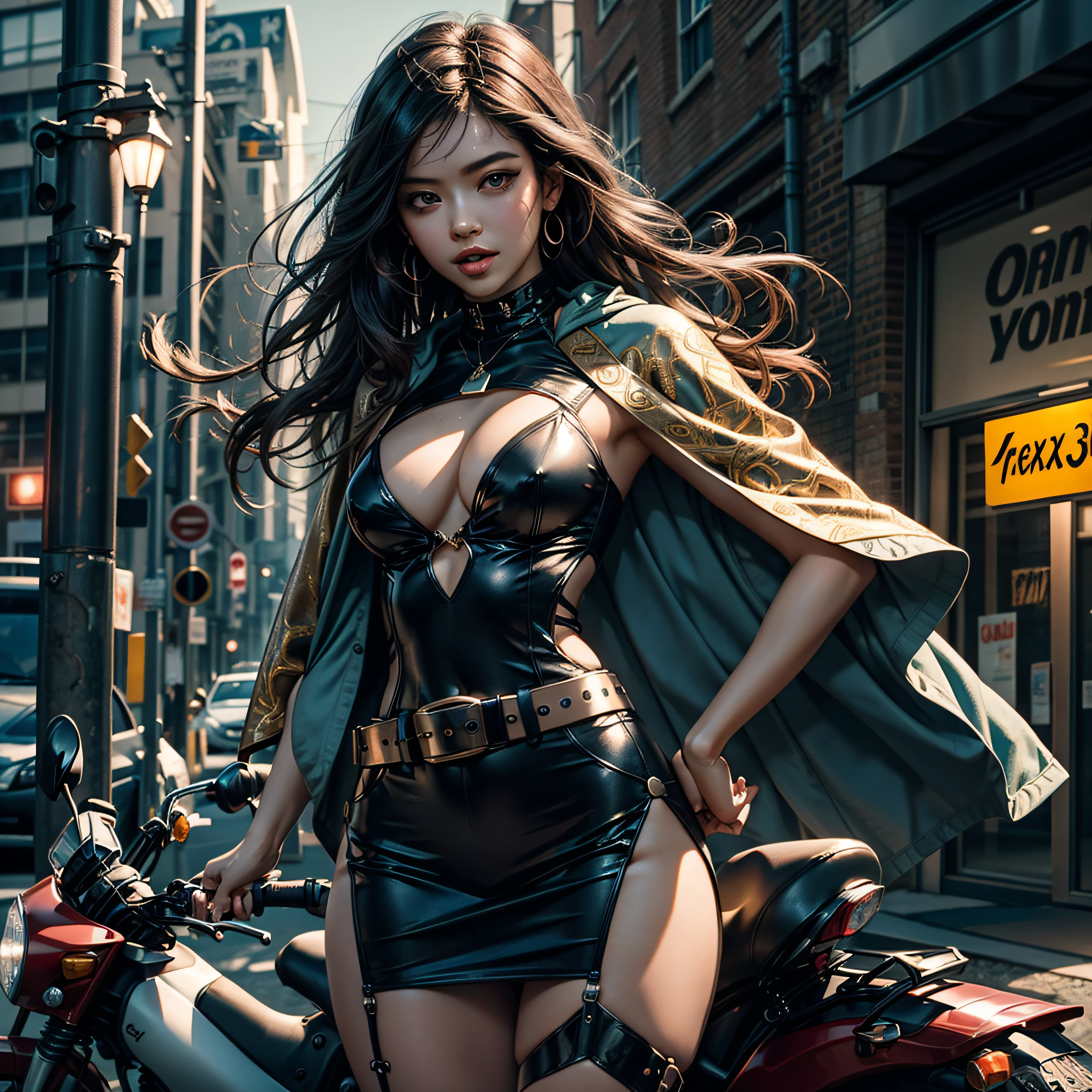 Masterpiece epic sunLight girl Heroe Marvel "Storm" outfits Beholder ultra realist saturate meticulously intricate ultra pro-photorealistic optimal ultra high_quality accurate ultra high_detail ultra_highresolution color-coded shading max perfection reflex graduated reflection extreme improved Octane_rendered opengl-shaders glsl-shader UHD XT3 64K 32K 16K 8K DSLR HDR unrealengine5 romm rgb pbr Analogic ultra_Sharpness focus fxaa cgi vfx sfx fkaa txaa rtx ssao post-processing post-production cell-shading tone-mapping volumetric lightning contrast Shadow 3dcg darkness night outdoor Moon global luminescence Fire-follet Goddess dazzling moto mounted bike motocycle hearth "Riders" ride Ark "Heavy Metal" Diplomatic Queen sundrop glamour female Cosplay "Ororo Munroe" Baroque hairstyle black african dreadlock curly ecstatic agate symmetrical athletic fullbody blackess skin tanmed epic gorgeous clean cheekbones effects rougeoiment embarrassed lazuli ultra beautiful yeux dark brown pupils black irises turquoise sapphires open mouth teeth obvious smile (tougue fall droplet water drop of water) cape levitating jacket floating Bridaldress Dickey Collar Charm Elastic Lace Turtleneck Sleeve Blouse Pullover Lining clavicles shoulders:Open papillotes white leather breasts fine sideboob satin safran orange yellow skirt soies assorties lace corsait gothic zip tin livid red thick amples spinelles nombril revealing diamond heart chastity_belt silver adorned padlock Gold lock pubis scarlet pubis-hairy obvious indigo garter snap thighs legs boots gothic ruby invoke CGSCOSITY onyx jukebox (EOS R6 135mm 1/1250s f/2.8 ISO400) opal inox rune armor chrome gold heavyflat band fathom richly decorated glyphs ornate lava micro navy plasma Tourmaline silver earth engravings lava incandescent flash depthfield street population Urban background floraison Monarch equirectangular 360 deep path kindergarden chef-d' monster butterfly tattoo Bruce_Weber girl naked sex nsfw multi various etc.