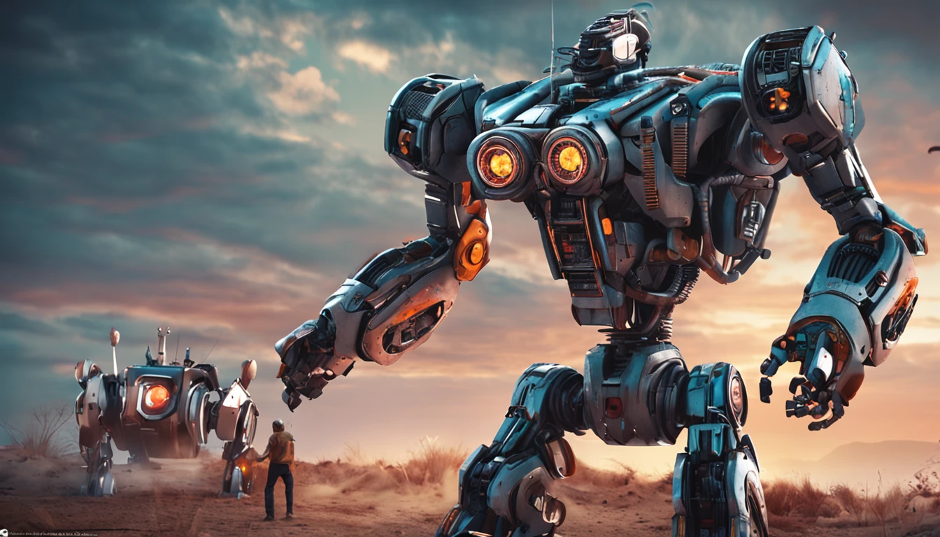 crie um batiman robotico