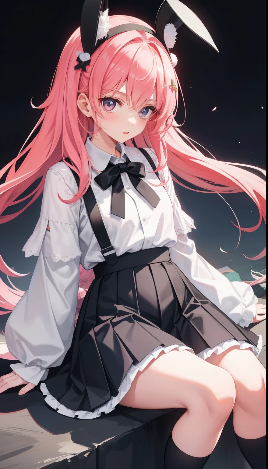 1girl in、AS-Adult、cute little、pleatedskirt、